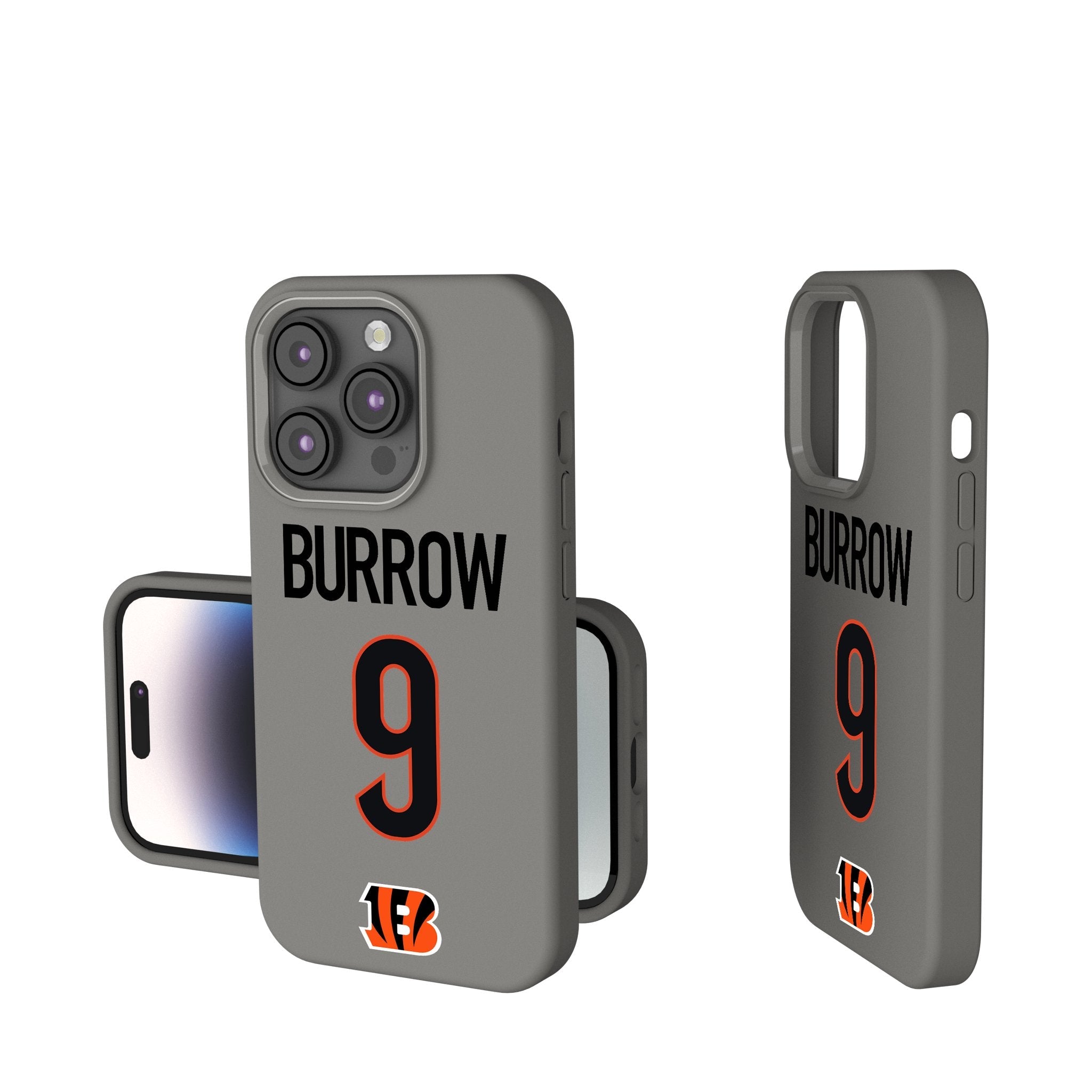Joe Burrow Cincinnati Bengals 9 Ready Soft Touch Phone Case - Sports Gifts, Sports Memorabilia, Sports Collectibles, Fan Shop