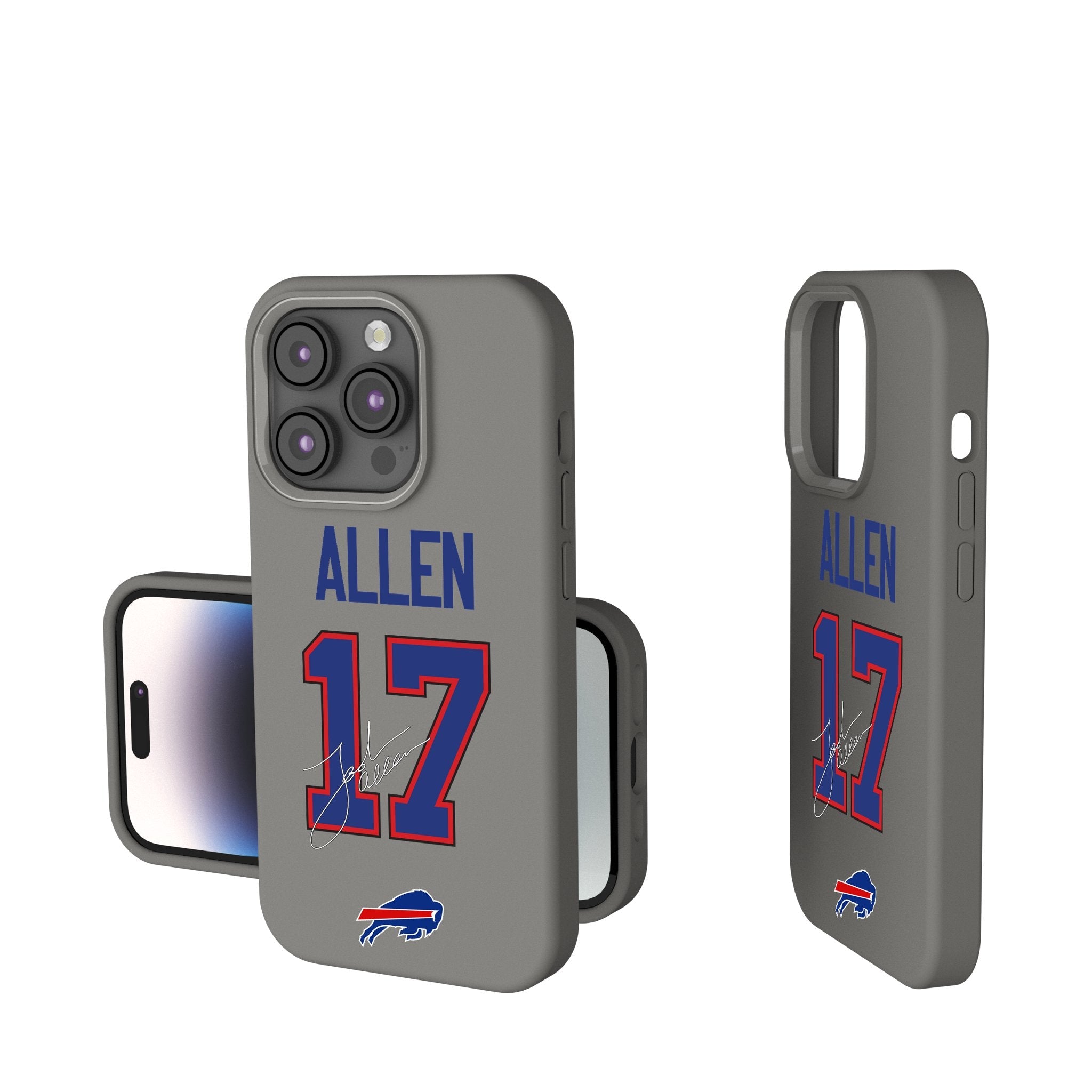 Josh Allen Buffalo Bills 17 Ready Soft Touch Phone Case - Sports Gifts, Sports Memorabilia, Sports Collectibles, Fan Shop
