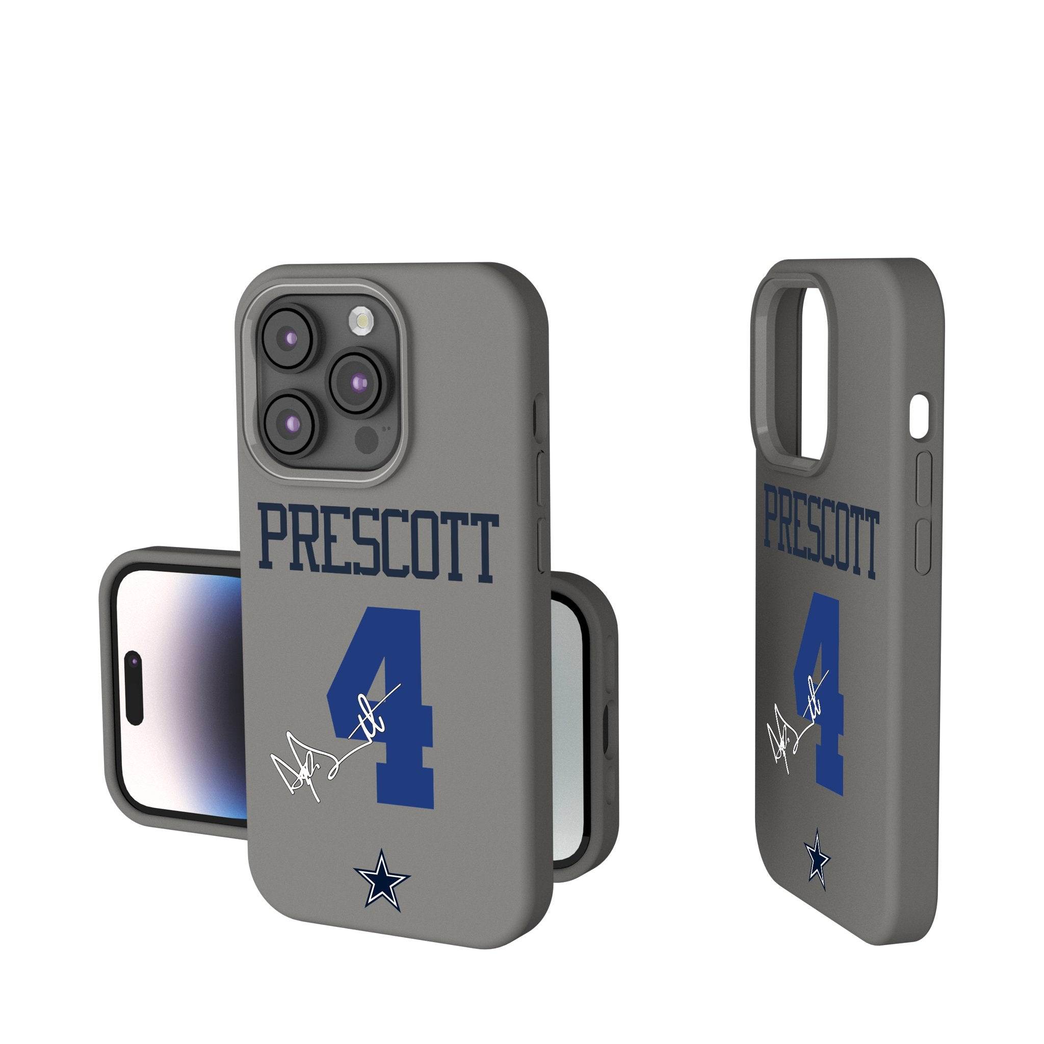 Dak Prescott Dallas Cowboys 4 Ready Soft Touch Phone Case - Sports Gifts, Sports Memorabilia, Sports Collectibles, Fan Shop