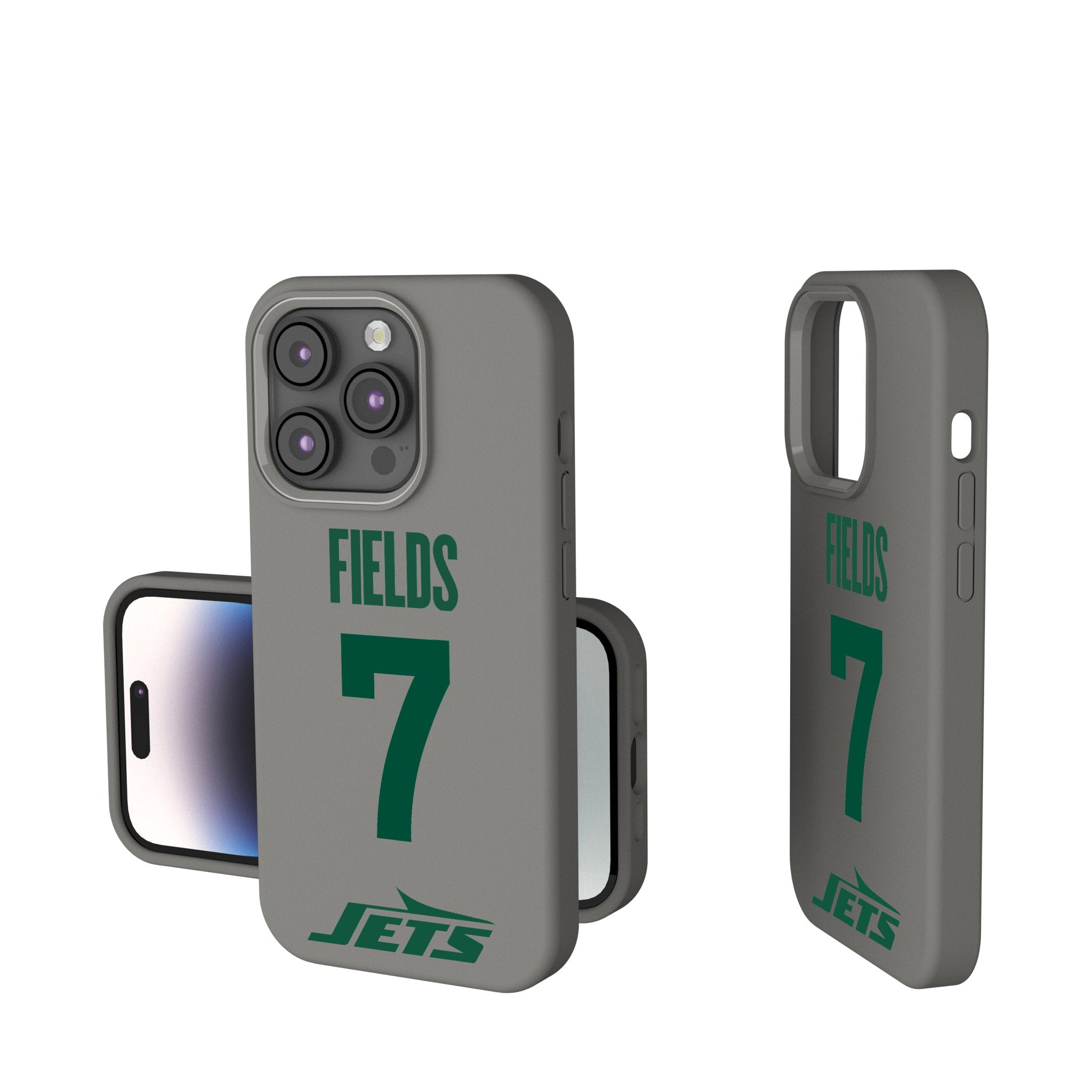 Justin Fields New York Jets 7 Game Tactic Soft Touch Phone Case for Apple iPhone - Sports Gifts, Sports Memorabilia, Sports Collectibles, Fan Shop