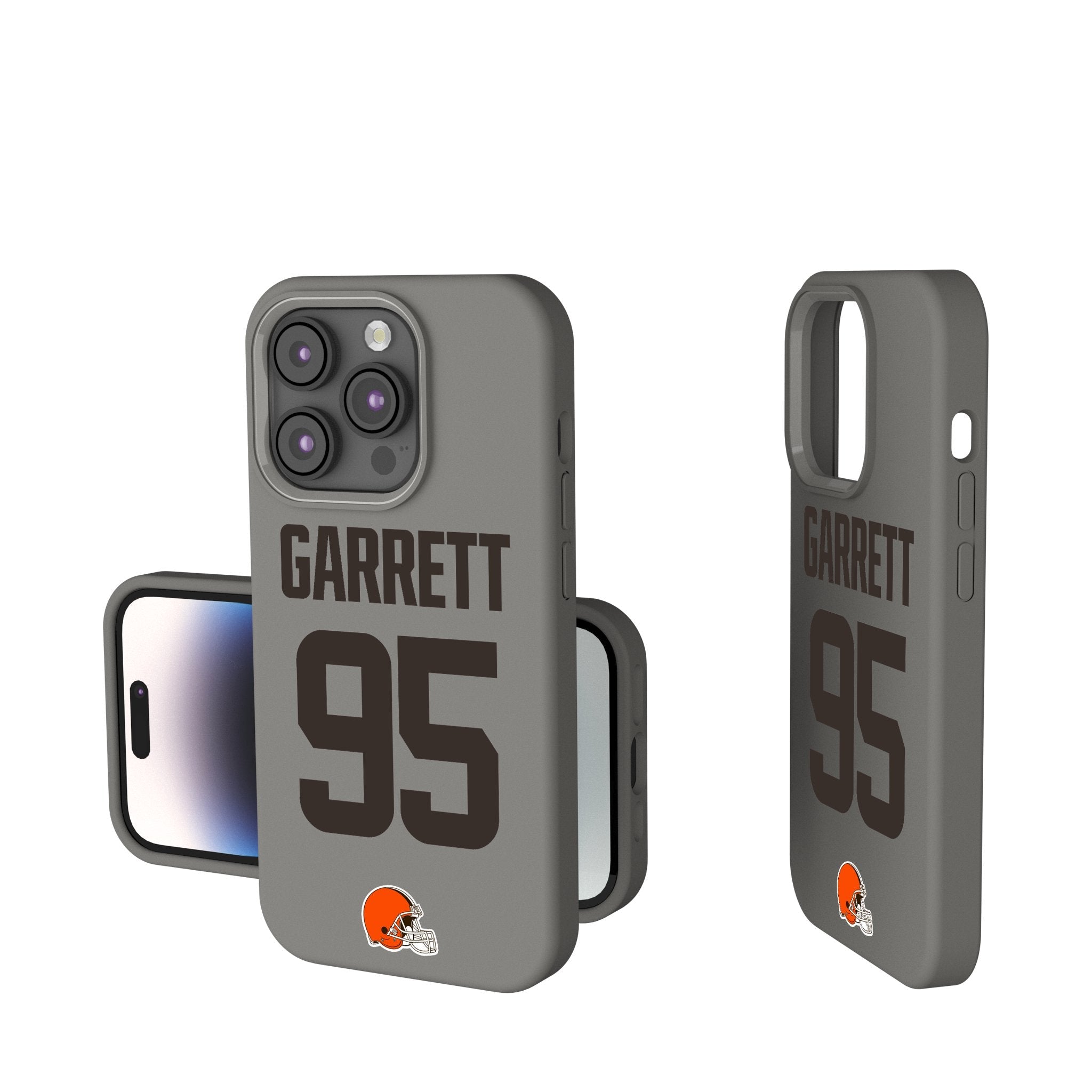 Myles Garrett Cleveland Browns 95 Ready Soft Touch Phone Case - Sports Gifts, Sports Memorabilia, Sports Collectibles, Fan Shop