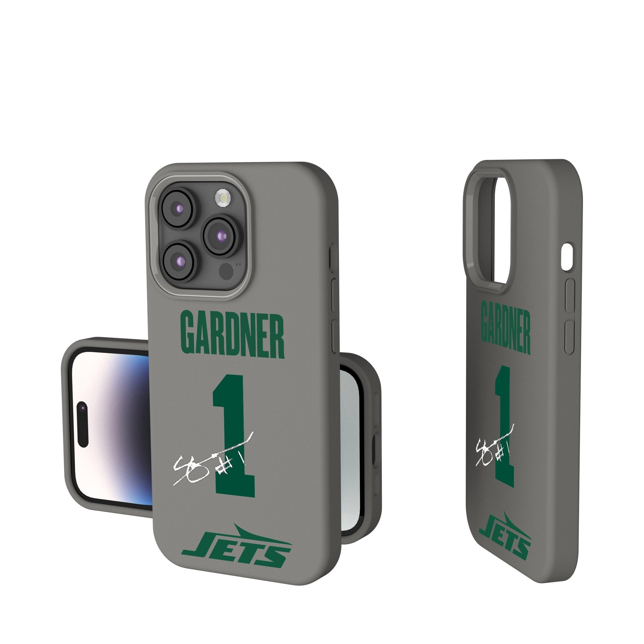 Sauce Gardner New York Jets 1 Ready Soft Touch Phone Case - Sports Gifts, Sports Memorabilia, Sports Collectibles, Fan Shop