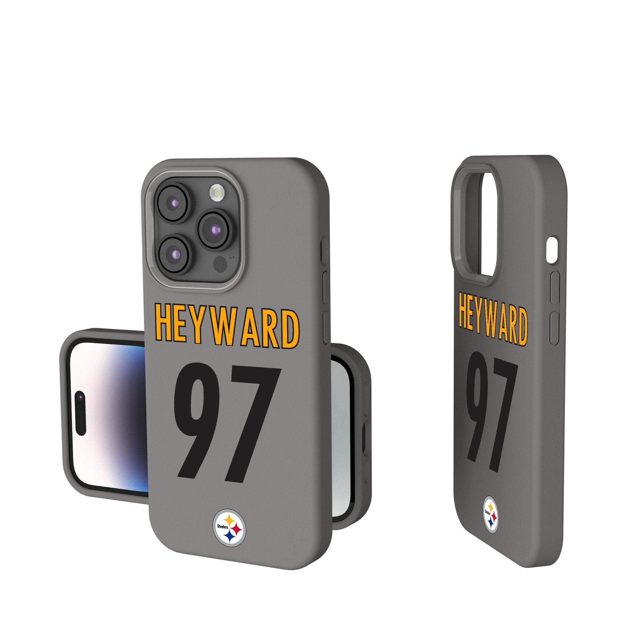 Cameron Heyward Pittsburgh Steelers 97 Ready Soft Touch Phone Case - Sports Gifts, Sports Memorabilia, Sports Collectibles, Fan Shop