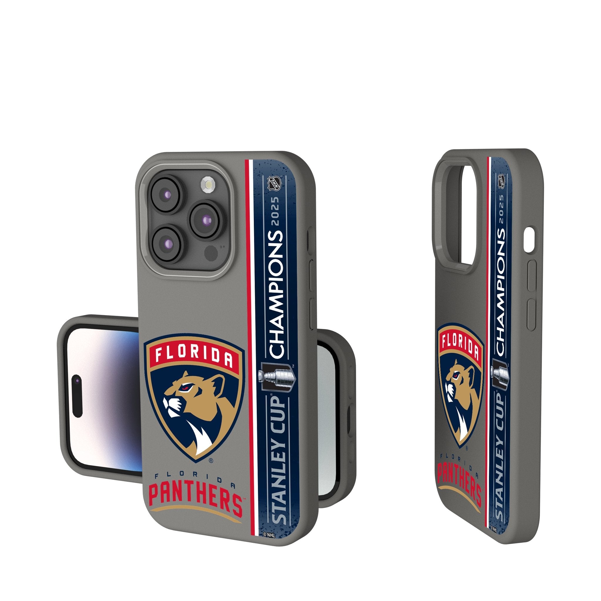 Florida Panthers 2025 Stanley Cup Soft Touch Phone Case for Apple iPhone - Sports Gifts, Sports Memorabilia, Sports Collectibles, Fan Shop