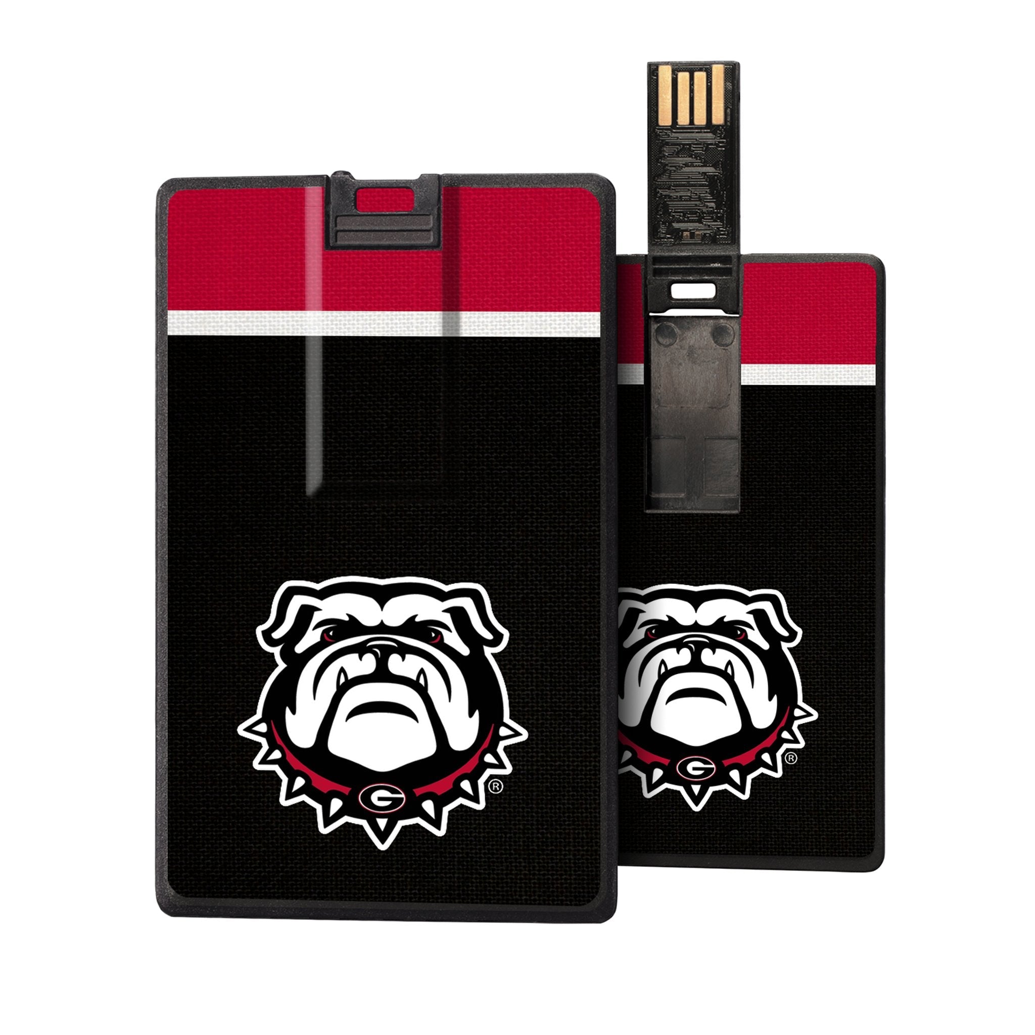 University of Georgia Bulldogs Uga Stripe Credit Card USB Drive 32GB - Sports Gifts, Sports Memorabilia, Sports Collectibles, Fan Shop