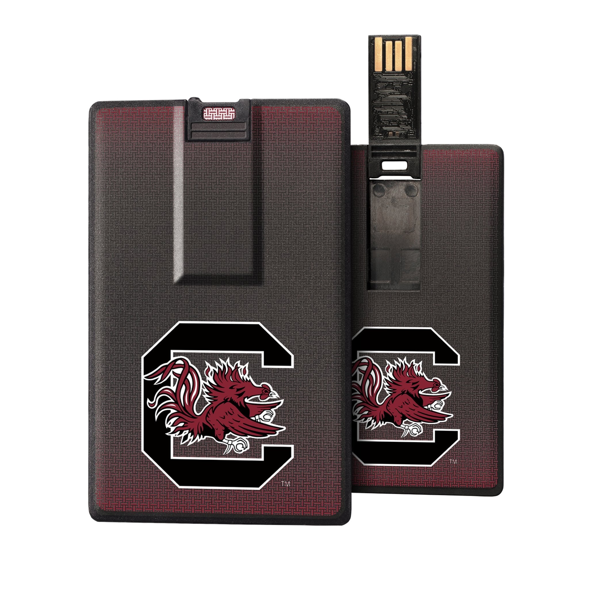 South Carolina Gamecocks Linen Credit Card USB Drive 32GB - Sports Gifts, Sports Memorabilia, Sports Collectibles, Fan Shop