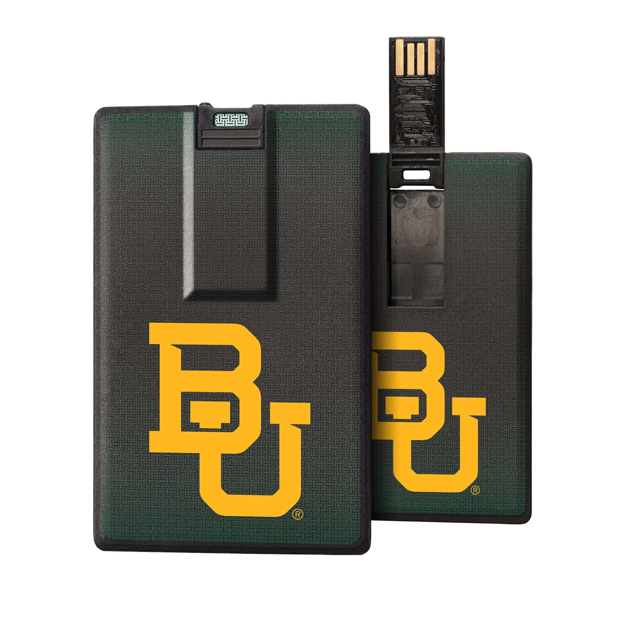 Baylor Bears Linen Credit Card USB Drive 32GB - Sports Gifts, Sports Memorabilia, Sports Collectibles, Fan Shop
