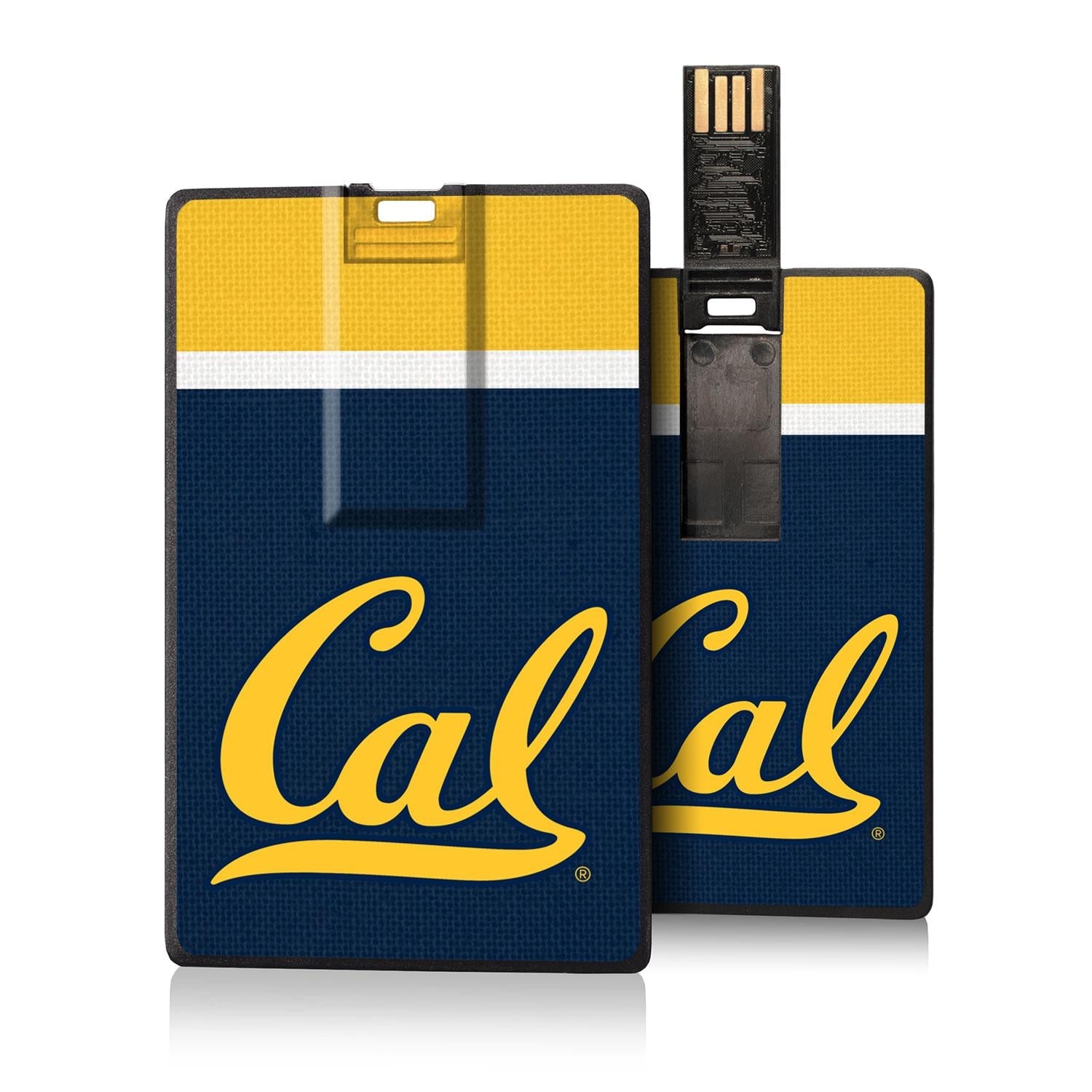 California Golden Bears Stripe Credit Card USB Drive 32GB - Sports Gifts, Sports Memorabilia, Sports Collectibles, Fan Shop