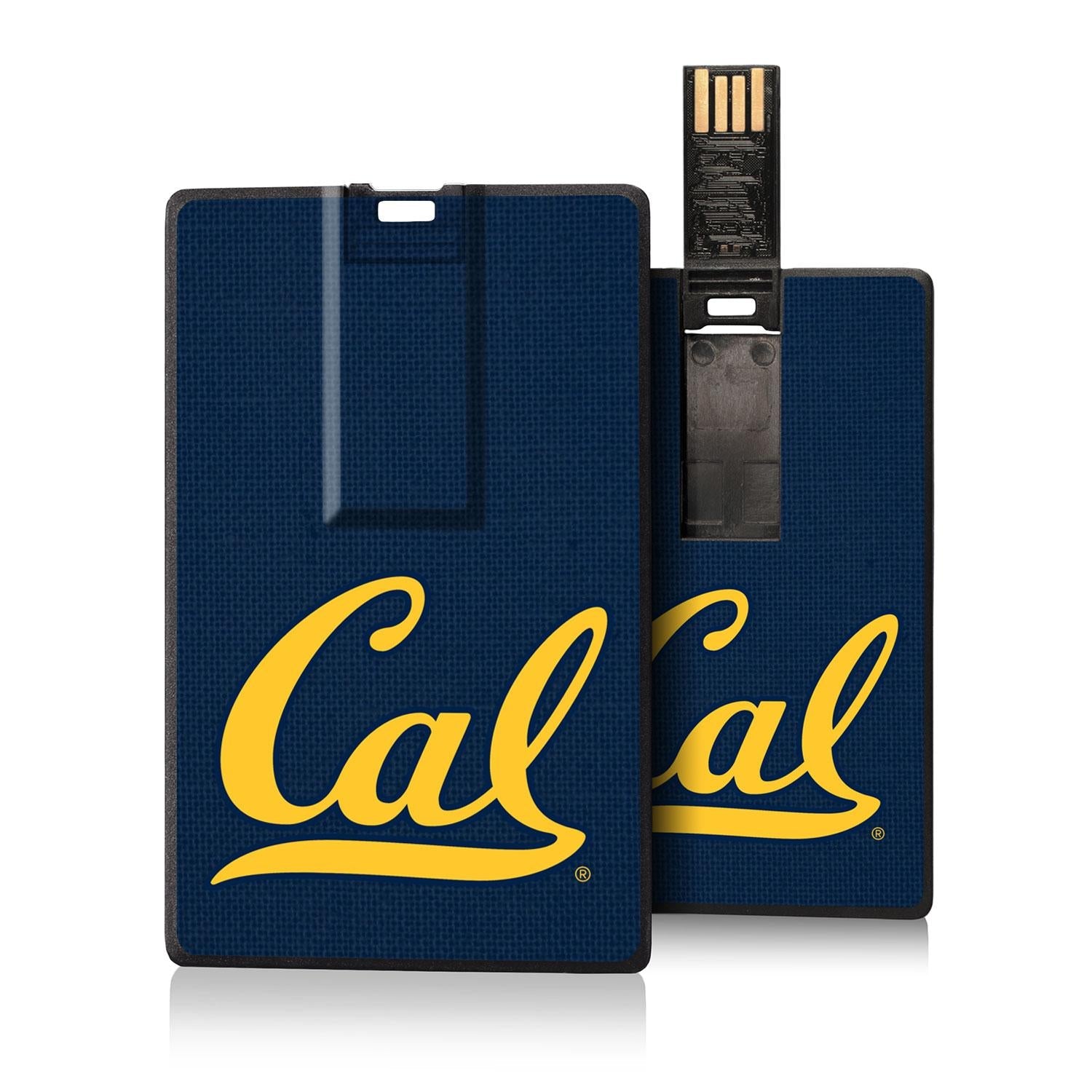 California Golden Bears Solid Credit Card USB Drive 32GB - Sports Gifts, Sports Memorabilia, Sports Collectibles, Fan Shop