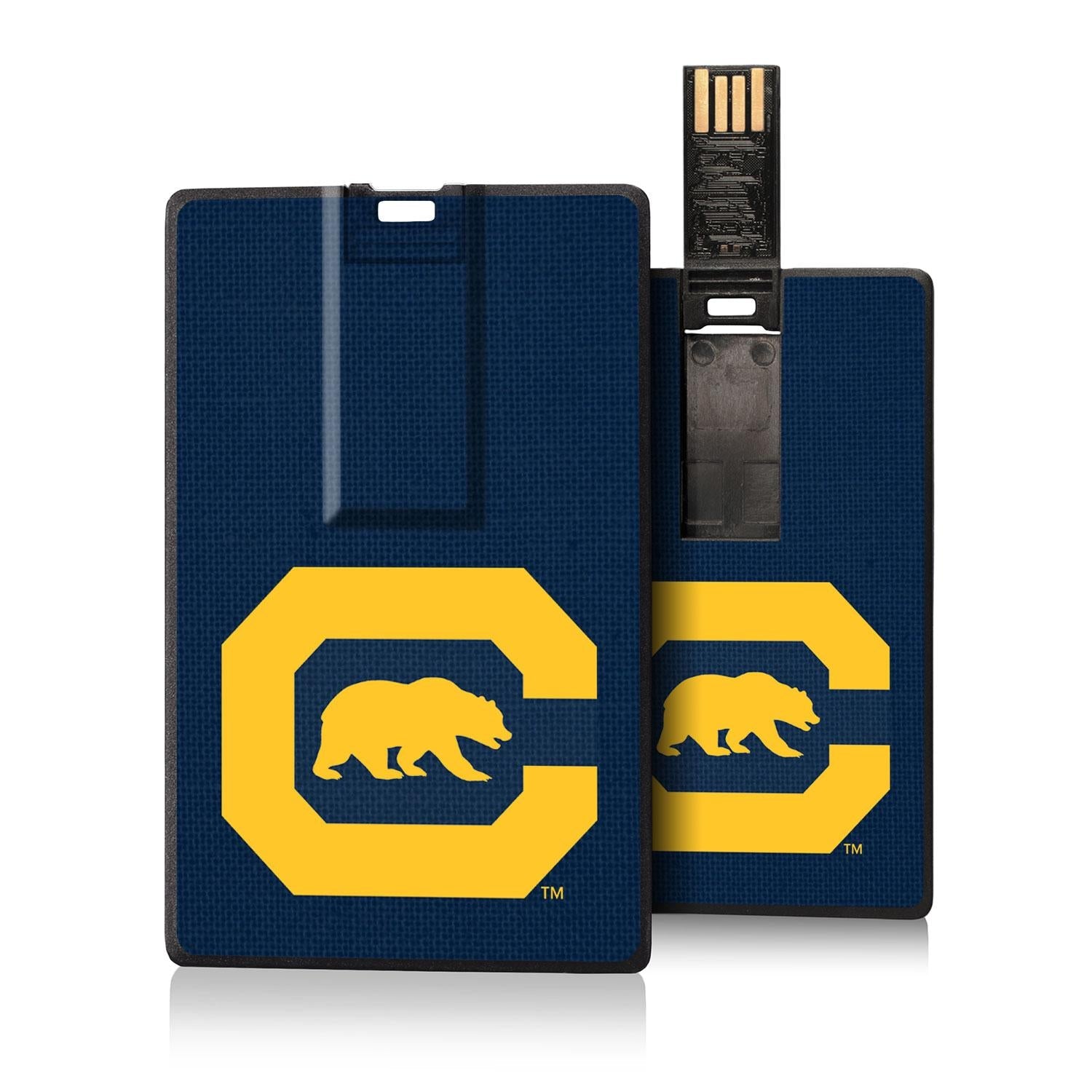 California Golden Bears Solid Credit Card USB Drive 32GB - Sports Gifts, Sports Memorabilia, Sports Collectibles, Fan Shop