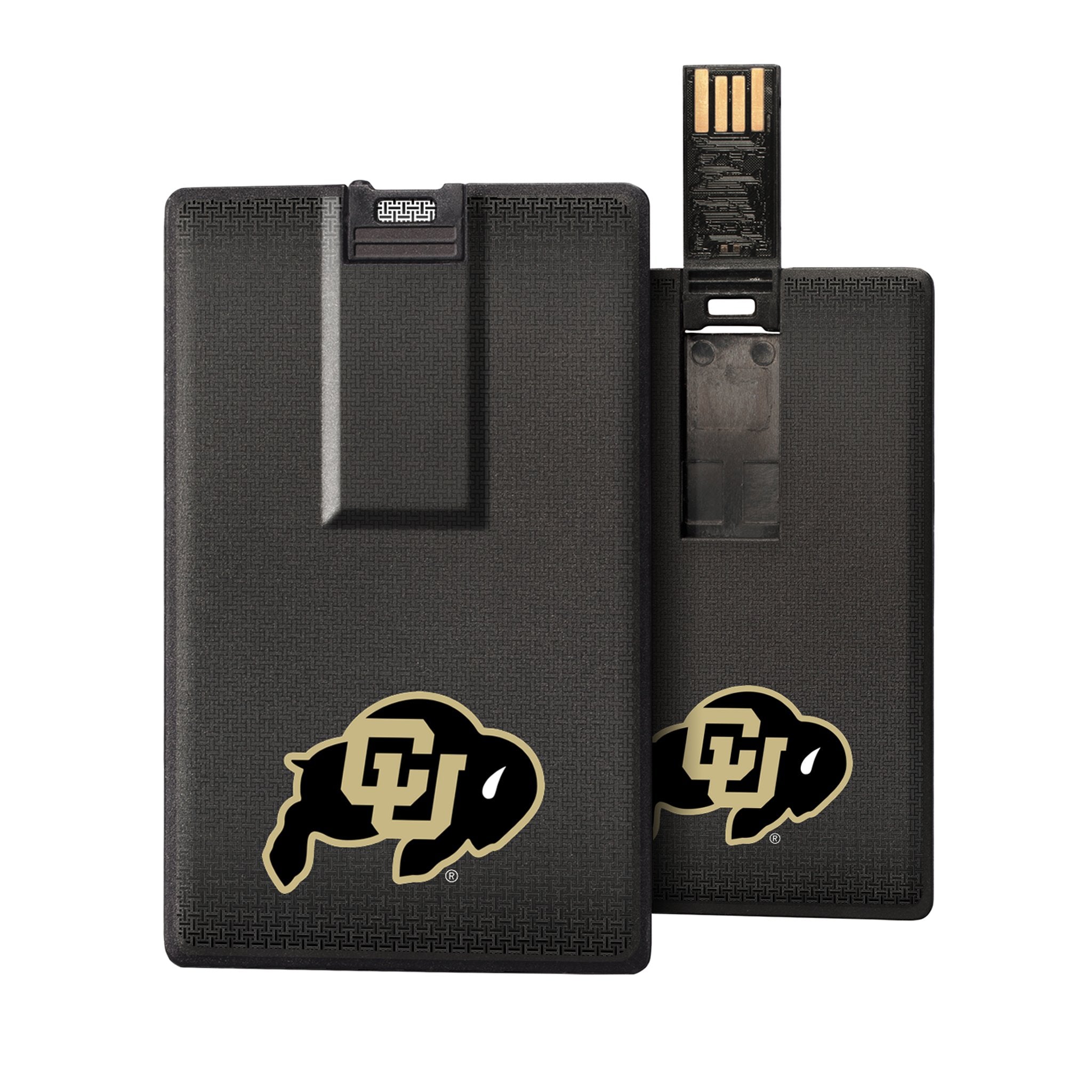 Colorado Buffaloes Linen Credit Card USB Drive 32GB - Sports Gifts, Sports Memorabilia, Sports Collectibles, Fan Shop