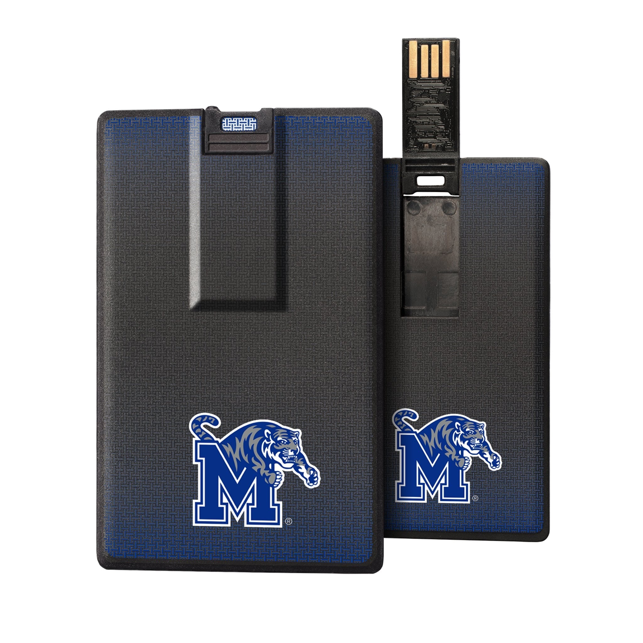 Memphis Tigers Linen Credit Card USB Drive 32GB - Sports Gifts, Sports Memorabilia, Sports Collectibles, Fan Shop