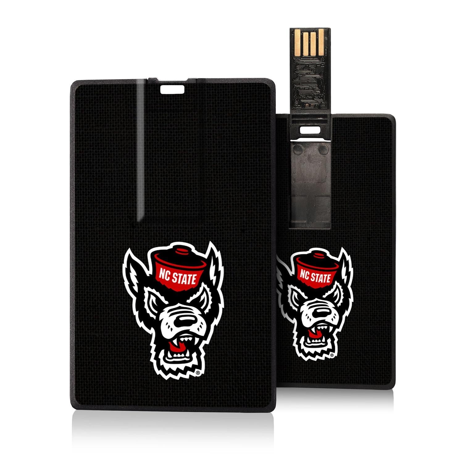 North Carolina State Wolfpack Solid Credit Card USB Drive 32GB - Sports Gifts, Sports Memorabilia, Sports Collectibles, Fan Shop