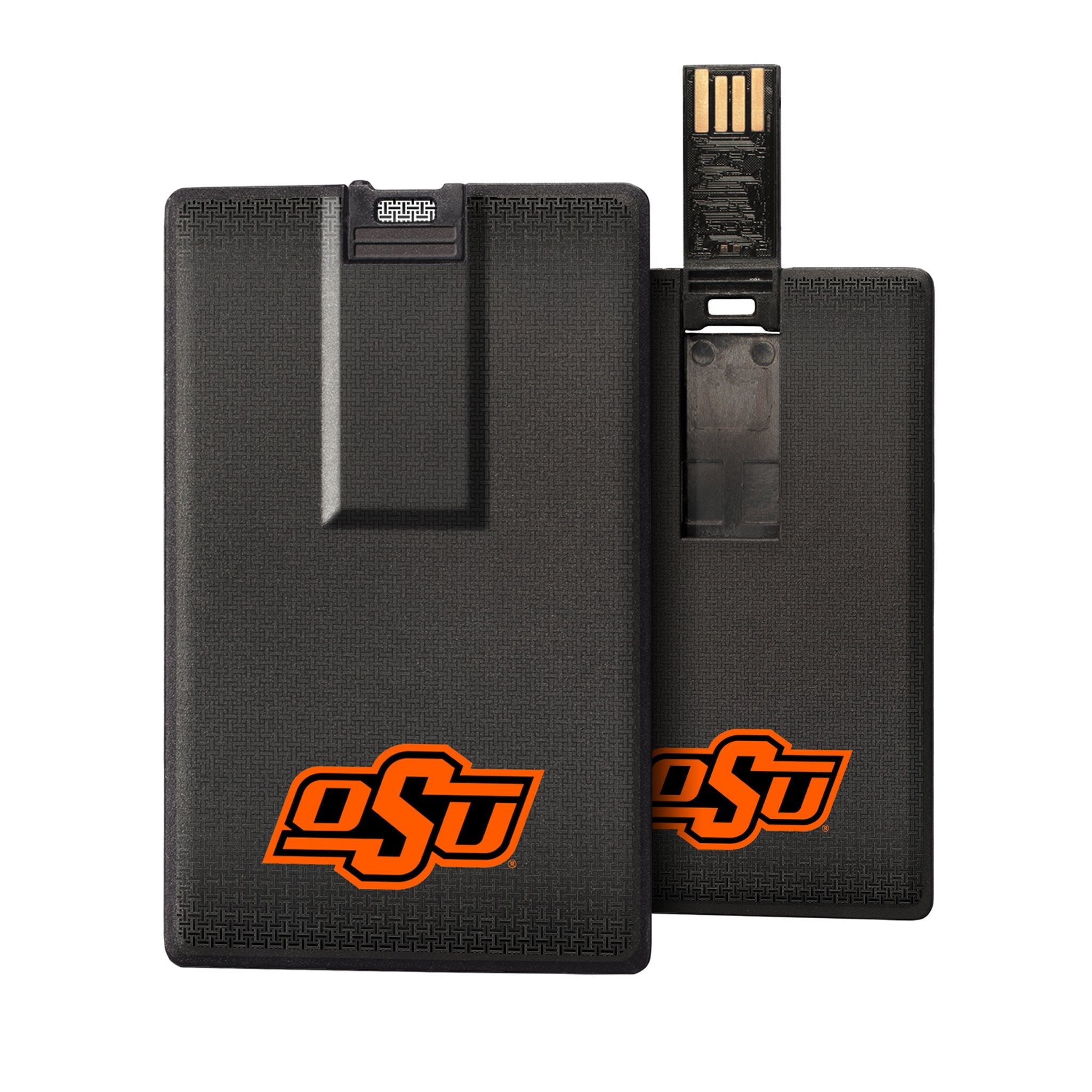 Oklahoma State Cowboys Linen Credit Card USB Drive 32GB - Sports Gifts, Sports Memorabilia, Sports Collectibles, Fan Shop