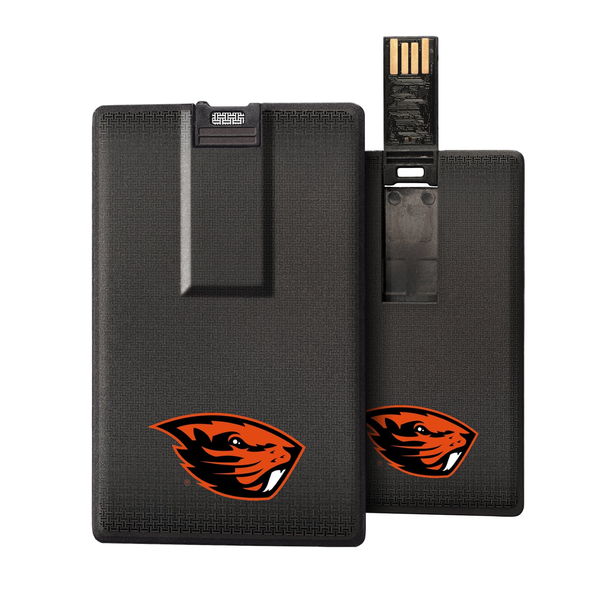 Oregon State Beavers Linen Credit Card USB Drive 32GB - Sports Gifts, Sports Memorabilia, Sports Collectibles, Fan Shop