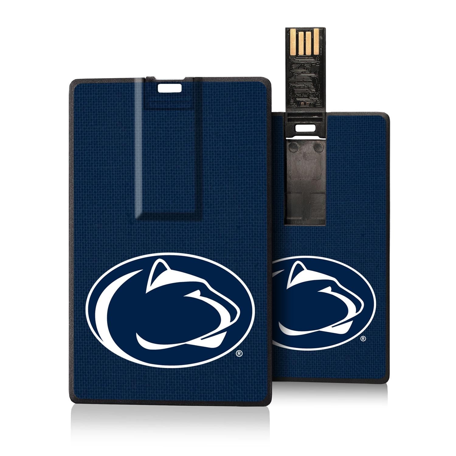 Penn State Nittany Lions Solid Credit Card USB Drive 32GB - Sports Gifts, Sports Memorabilia, Sports Collectibles, Fan Shop