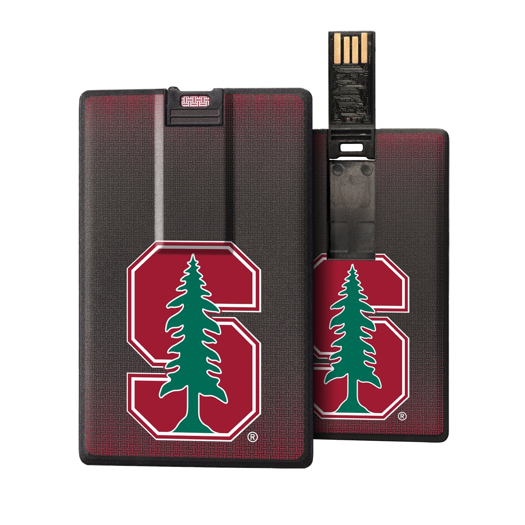 Stanford Cardinal Linen Credit Card USB Drive 32GB - Sports Gifts, Sports Memorabilia, Sports Collectibles, Fan Shop