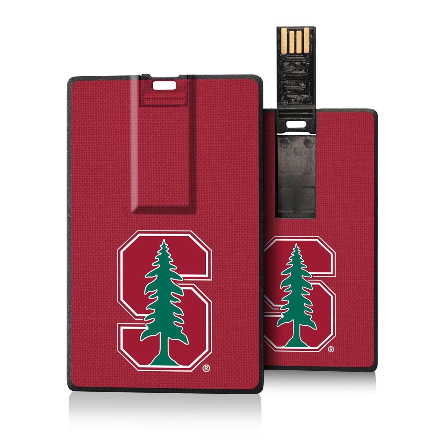 Stanford Cardinal Solid Credit Card USB Drive 32GB - Sports Gifts, Sports Memorabilia, Sports Collectibles, Fan Shop