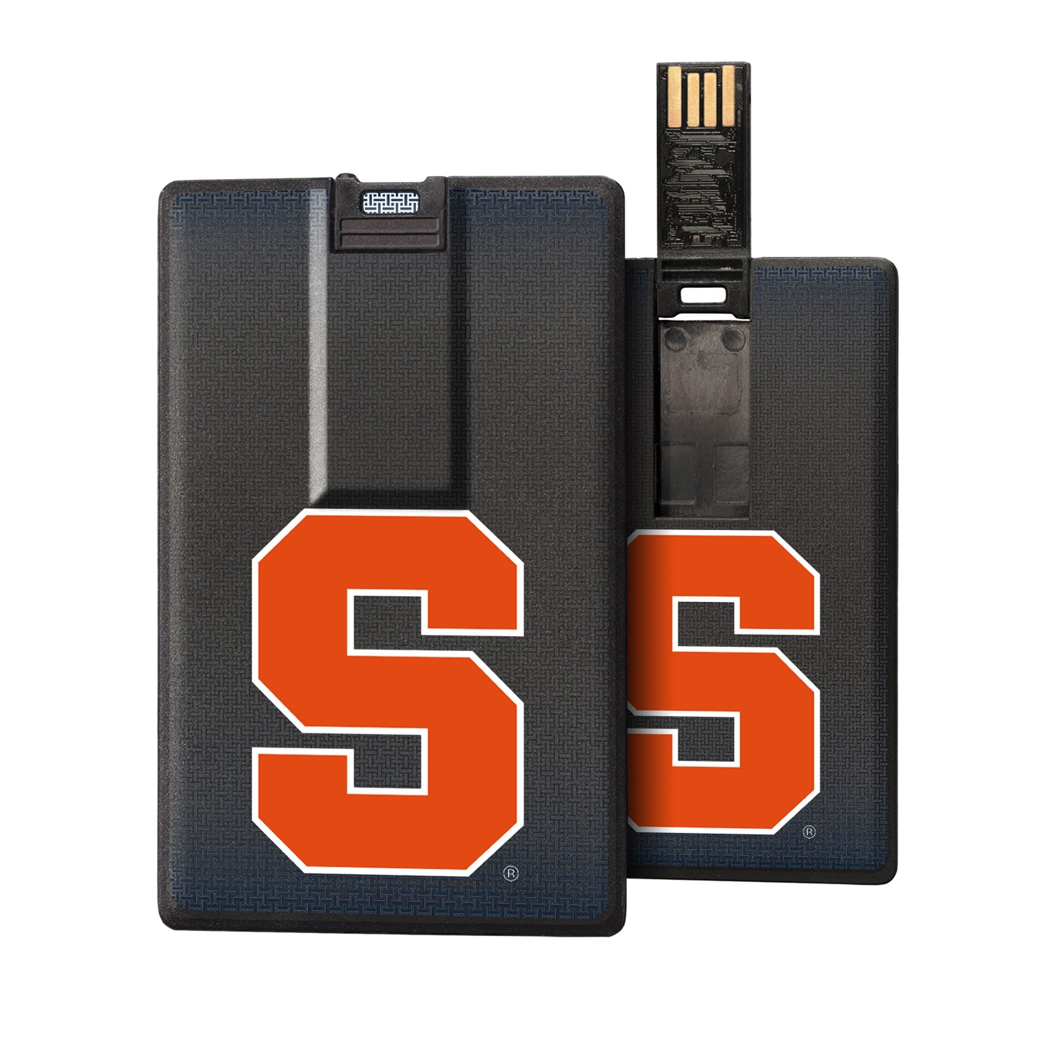 Syracuse Orange Linen Credit Card USB Drive 32GB - Sports Gifts, Sports Memorabilia, Sports Collectibles, Fan Shop