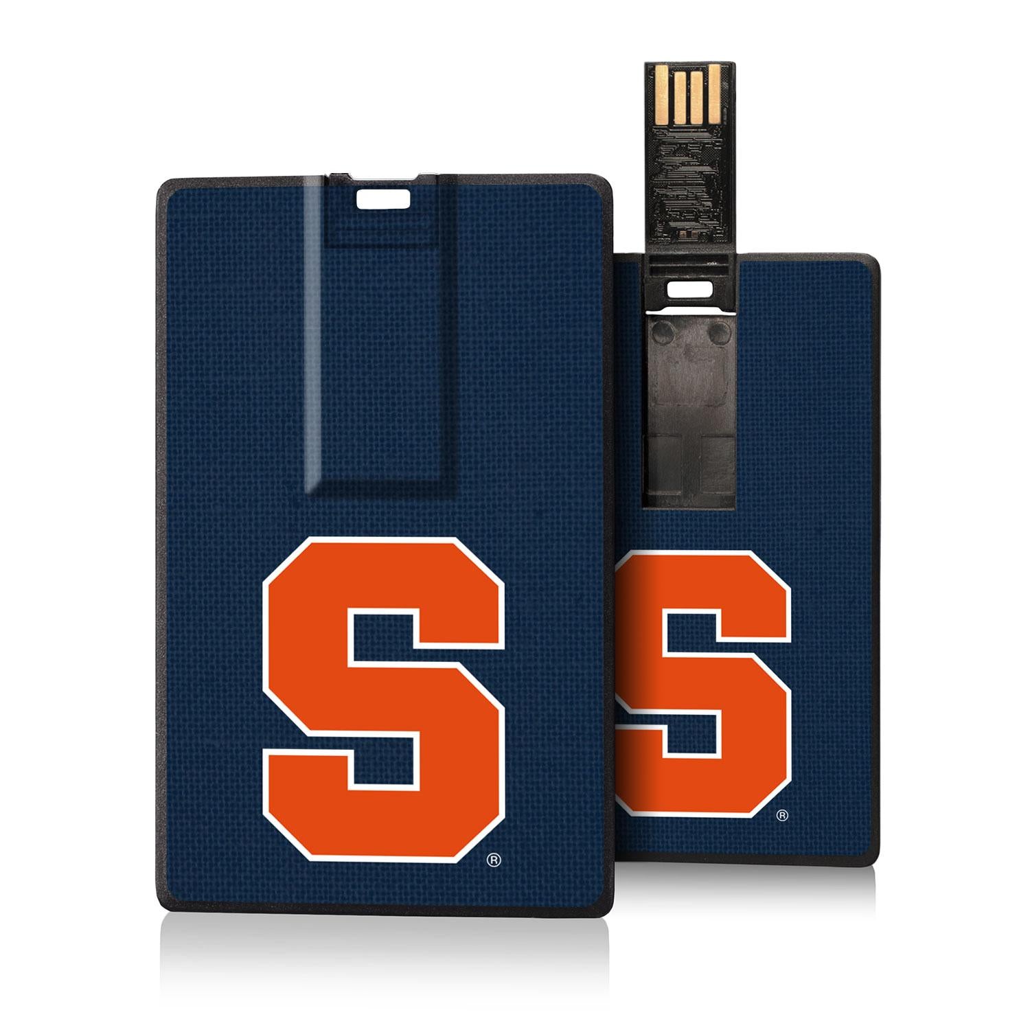 Syracuse Orange Solid Credit Card USB Drive 32GB - Sports Gifts, Sports Memorabilia, Sports Collectibles, Fan Shop
