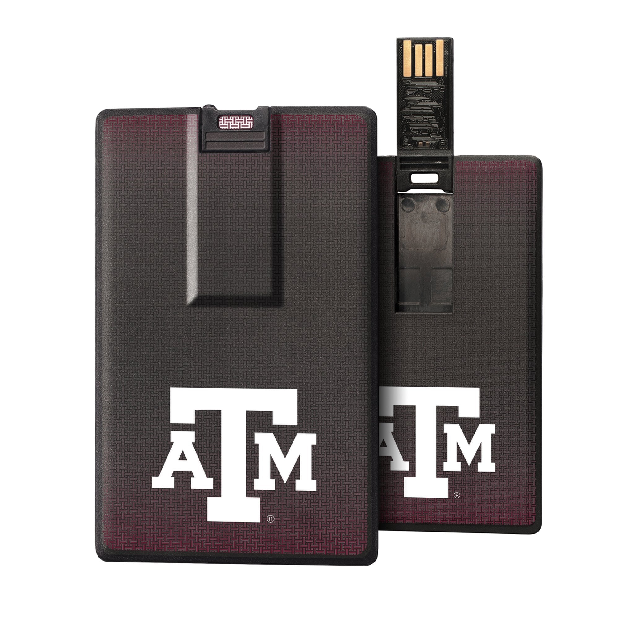 Texas A&M Aggies Linen Credit Card USB Drive 32GB - Sports Gifts, Sports Memorabilia, Sports Collectibles, Fan Shop