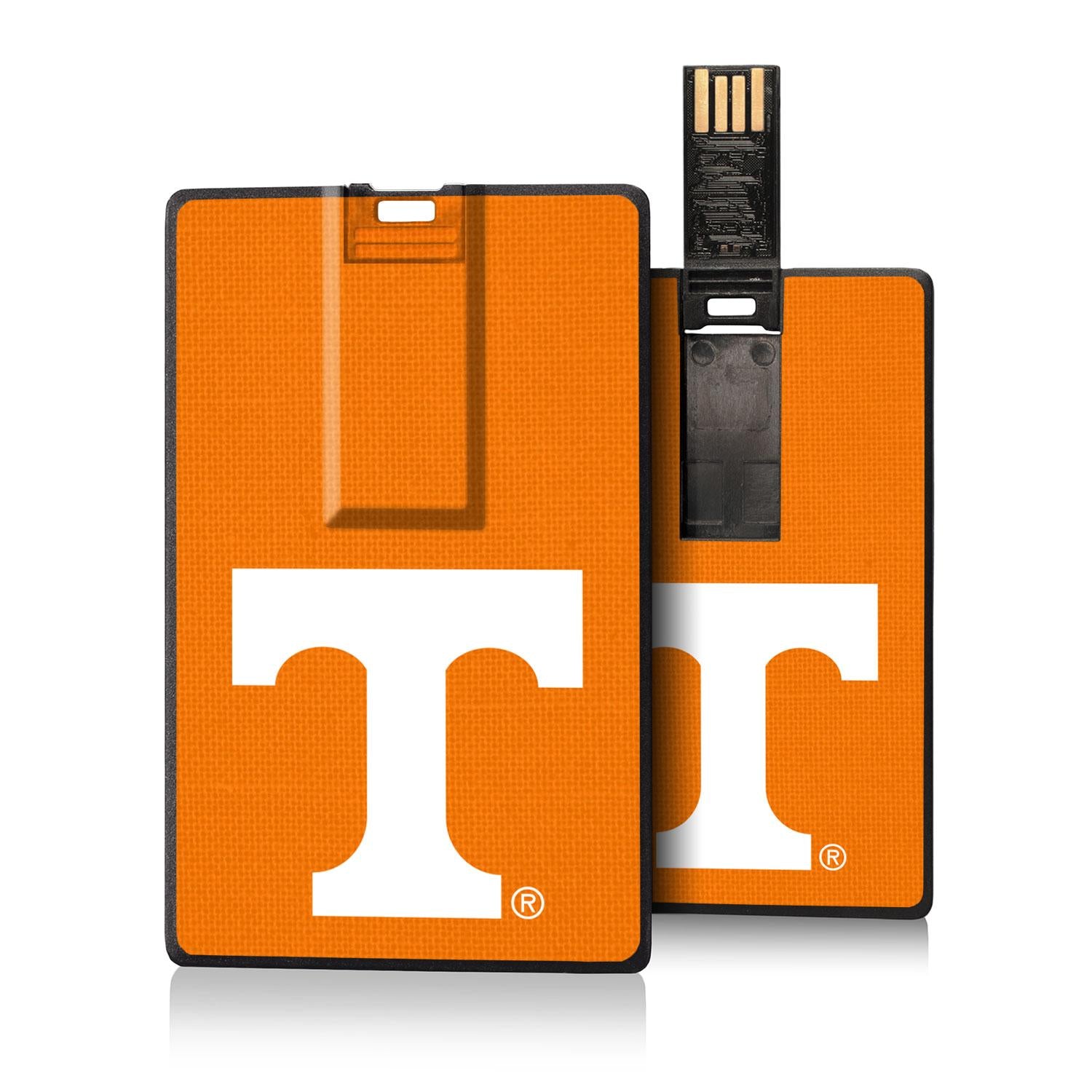 Tennessee Volunteers Solid Credit Card USB Drive 32GB - Sports Gifts, Sports Memorabilia, Sports Collectibles, Fan Shop