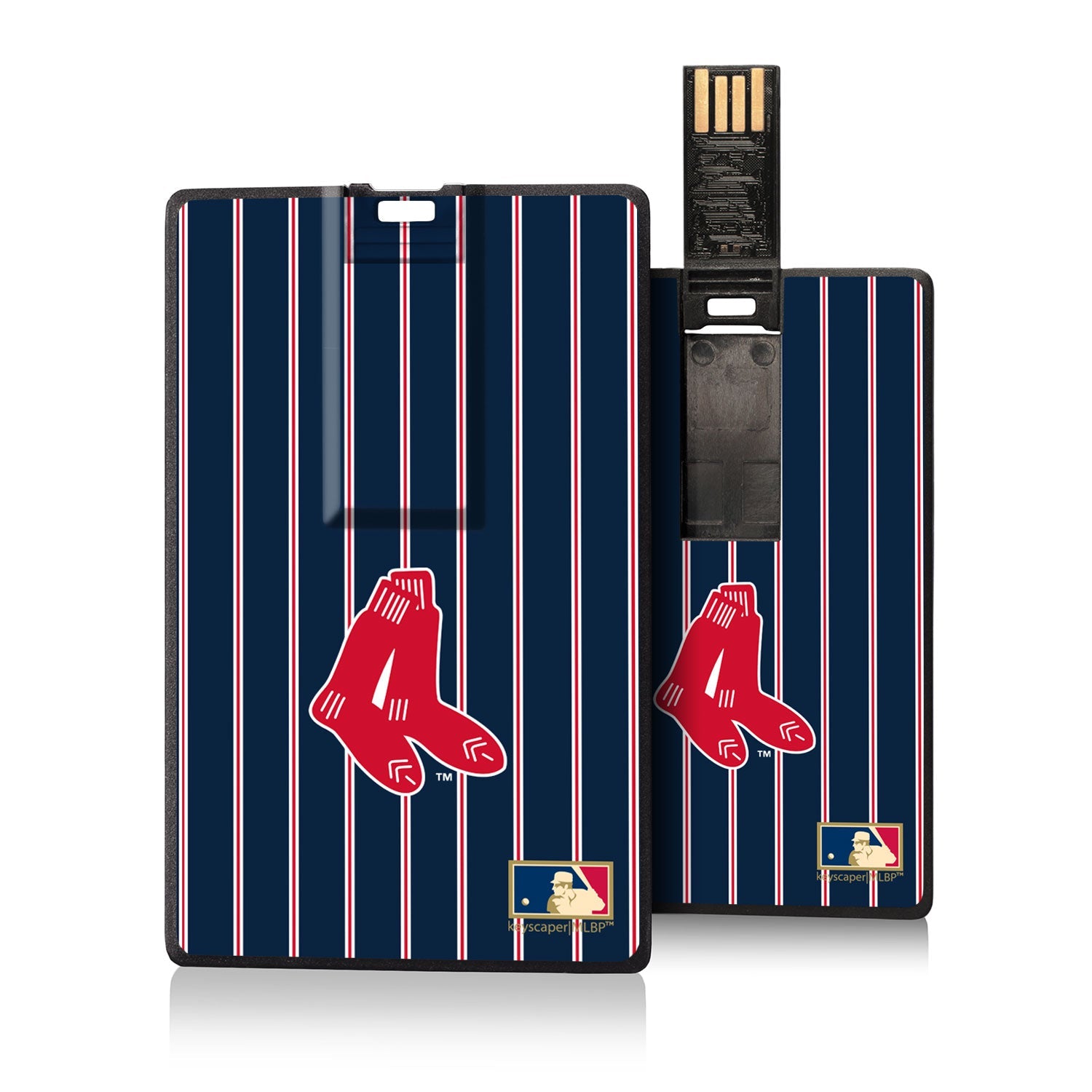 Boston Red Sox 1924-1960 - Cooperstown Collection Pinstripe Credit Card USB Drive 16GB - Sports Gifts, Sports Memorabilia, Sports Collectibles, Fan Shop