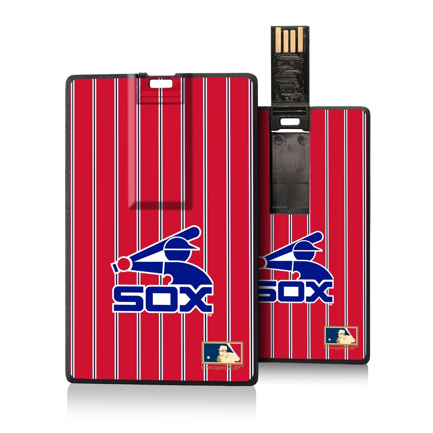 Chicago White Sox 1976-1981 - Cooperstown Collection Pinstripe Credit Card USB Drive 16GB - Sports Gifts, Sports Memorabilia, Sports Collectibles, Fan Shop