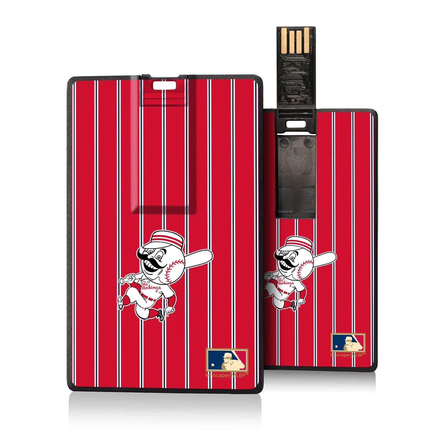 Cincinnati Reds 1953-1967 - Cooperstown Collection Pinstripe Credit Card USB Drive 16GB - Sports Gifts, Sports Memorabilia, Sports Collectibles, Fan Shop