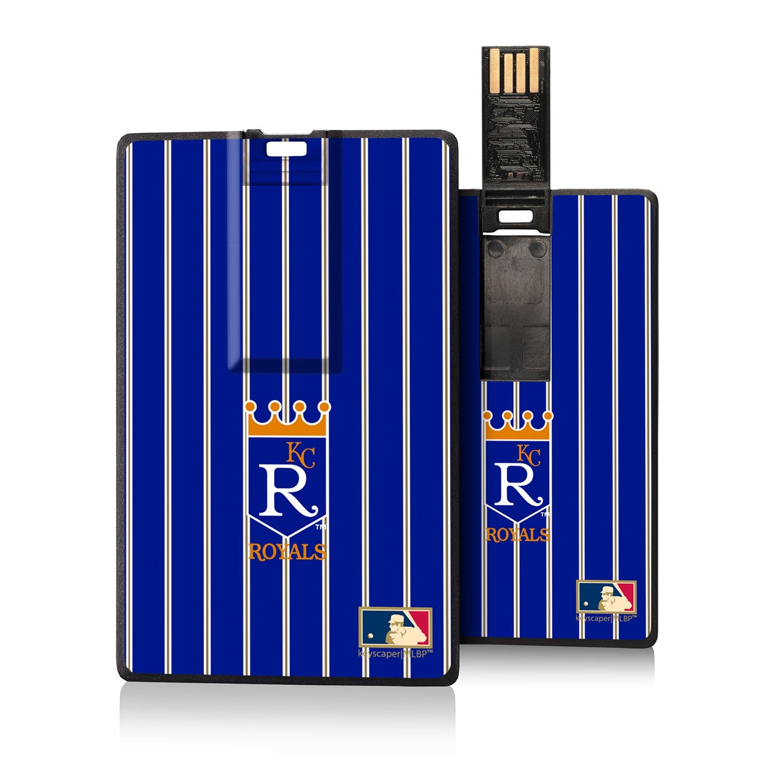 Kansas City Royals 1969-1978 - Cooperstown Collection Pinstripe Credit Card USB Drive 16GB - Sports Gifts, Sports Memorabilia, Sports Collectibles, Fan Shop