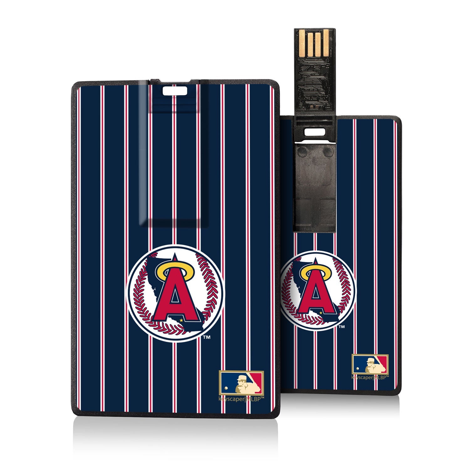 LA Angels 1986-1992 - Cooperstown Collection Pinstripe Credit Card USB Drive 16GB - Sports Gifts, Sports Memorabilia, Sports Collectibles, Fan Shop