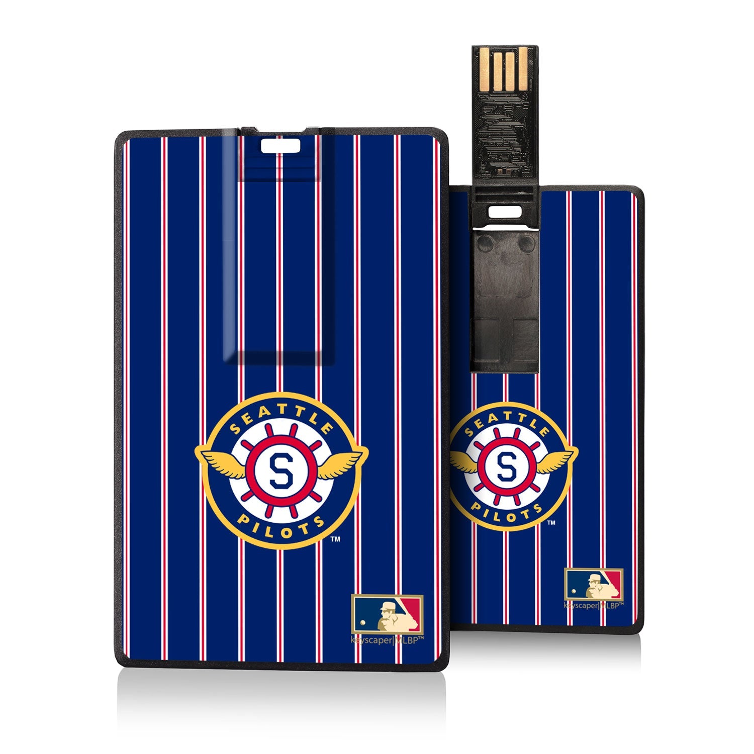 Seattle Pilots 1969 - Cooperstown Collection Pinstripe Credit Card USB Drive 16GB - Sports Gifts, Sports Memorabilia, Sports Collectibles, Fan Shop