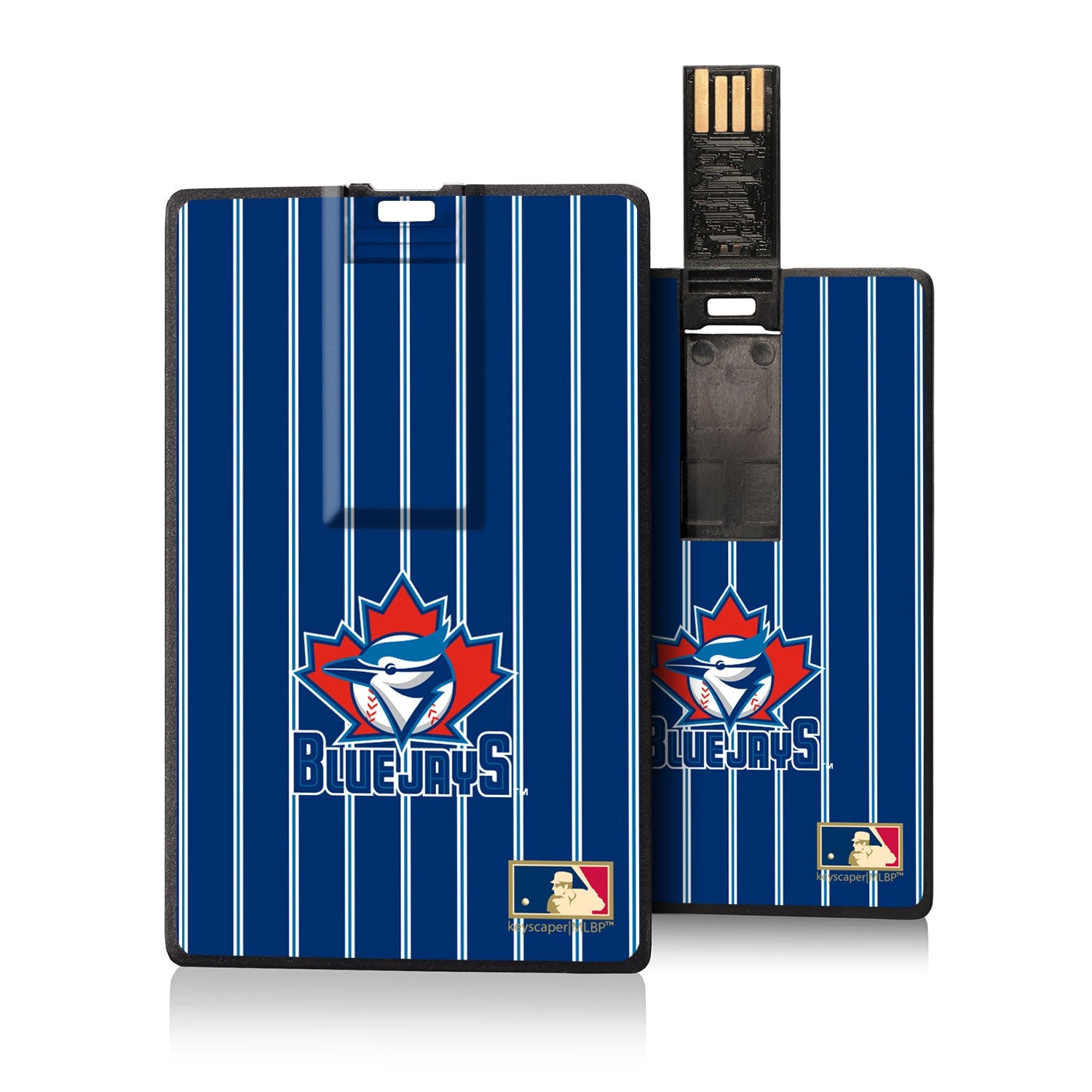 Toronto Blue Jays 1997-2002 - Cooperstown Collection Pinstripe Credit Card USB Drive 16GB - Sports Gifts, Sports Memorabilia, Sports Collectibles, Fan Shop