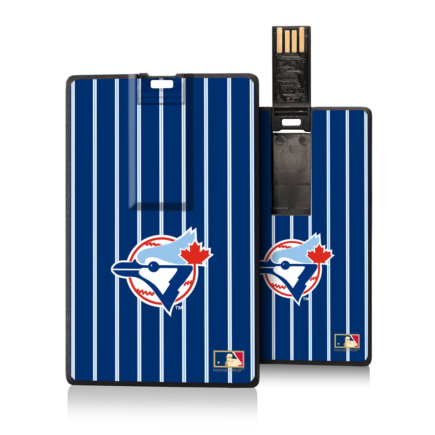 Toronto Blue Jays 1977-1988 - Cooperstown Collection Pinstripe Credit Card USB Drive 16GB - Sports Gifts, Sports Memorabilia, Sports Collectibles, Fan Shop