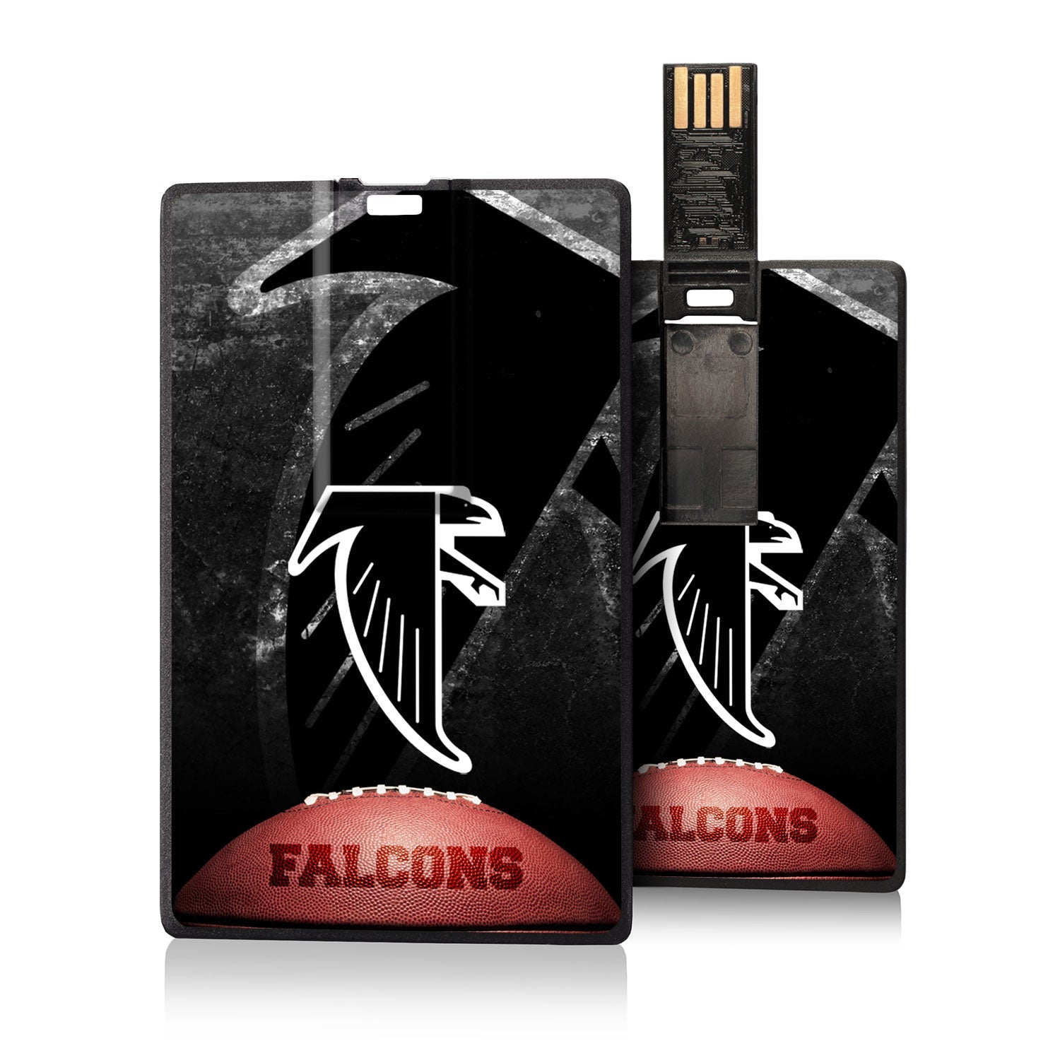 Atlanta Falcons Classic  Legendary Credit Card USB Drive 32GB - Sports Gifts, Sports Memorabilia, Sports Collectibles, Fan Shop