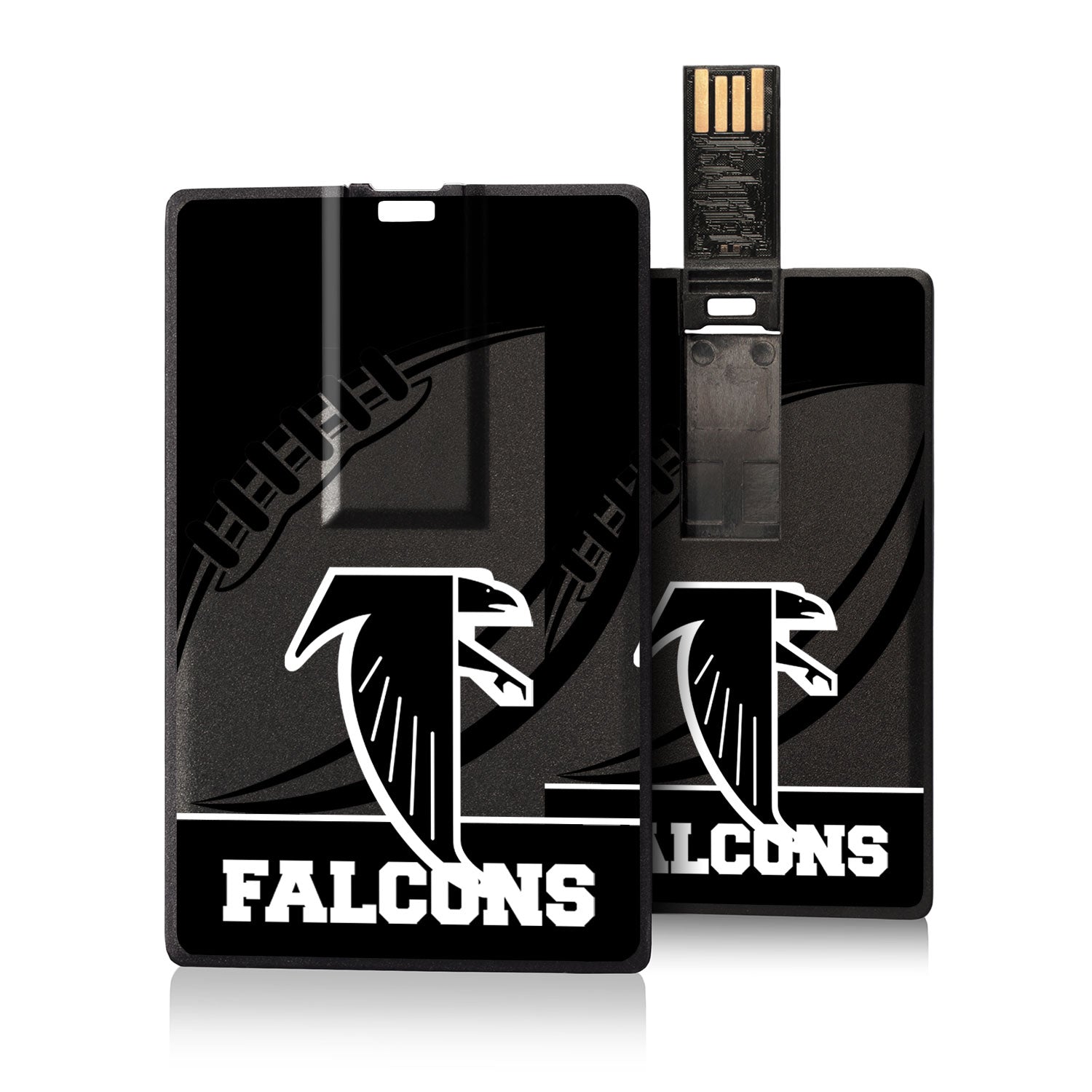Atlanta Falcons Classic  Passtime Credit Card USB Drive 32GB - Sports Gifts, Sports Memorabilia, Sports Collectibles, Fan Shop