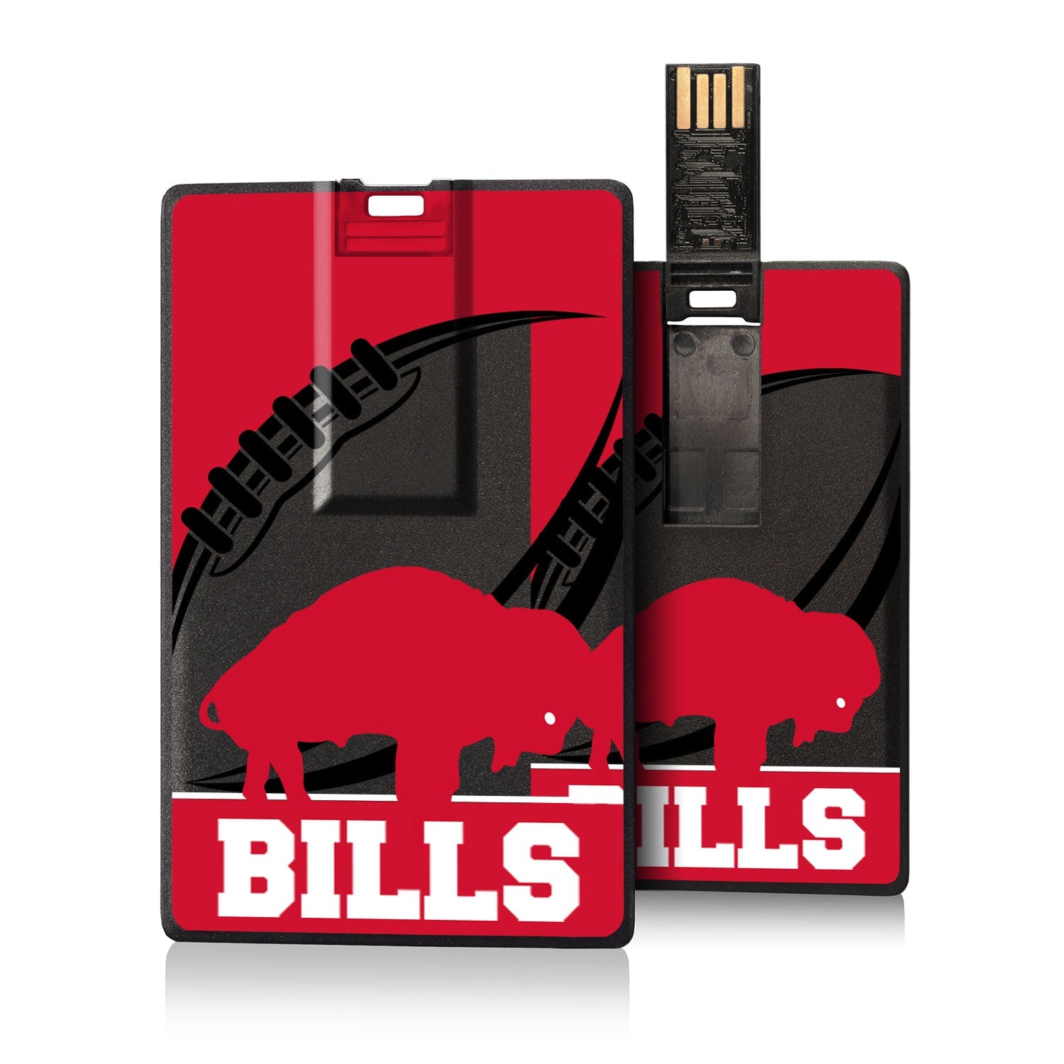 Buffalo Bills Passtime Credit Card USB Drive 32GB - Sports Gifts, Sports Memorabilia, Sports Collectibles, Fan Shop