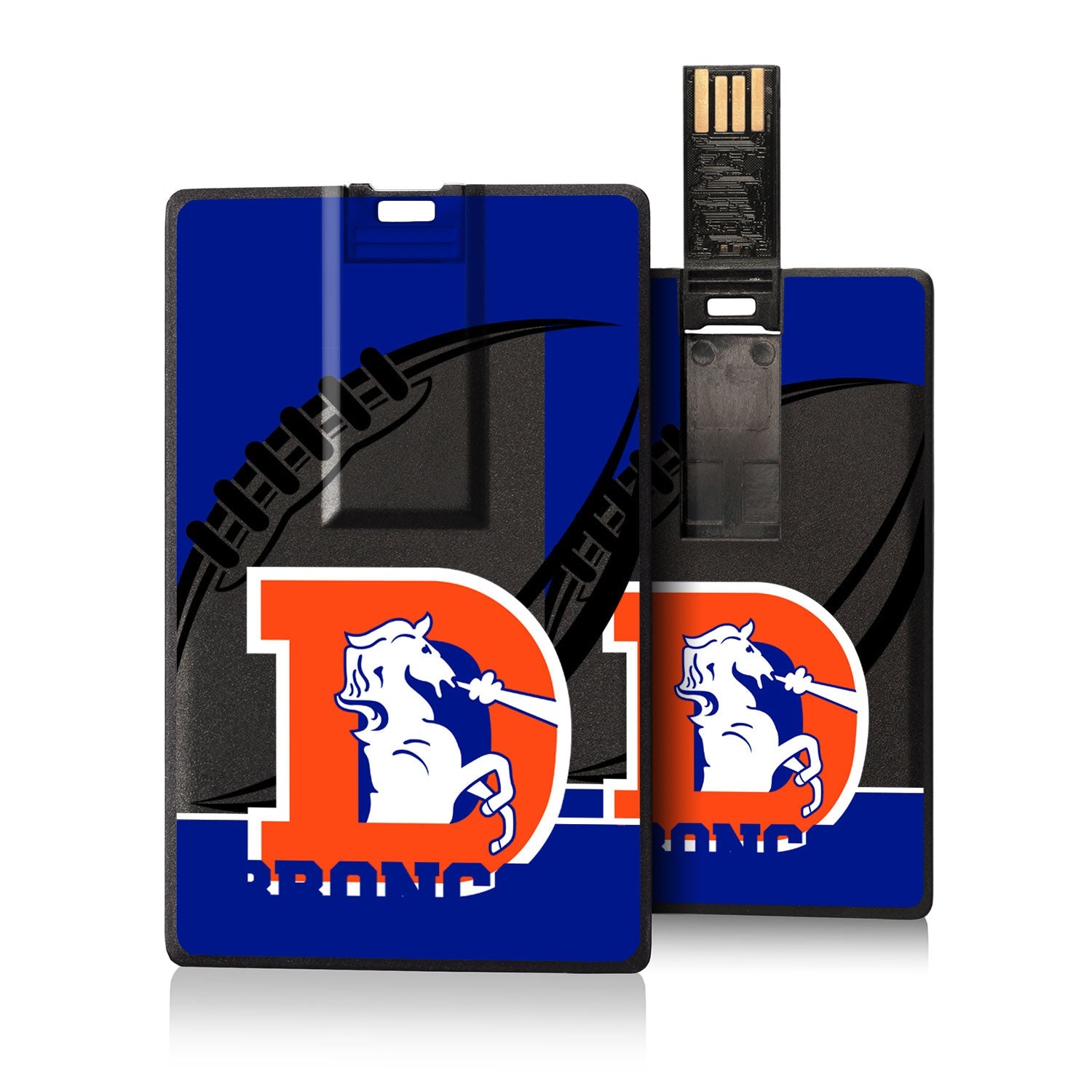 Denver Broncos 1993-1996 Historic Collection Passtime Credit Card USB Drive 32GB - Sports Gifts, Sports Memorabilia, Sports Collectibles, Fan Shop