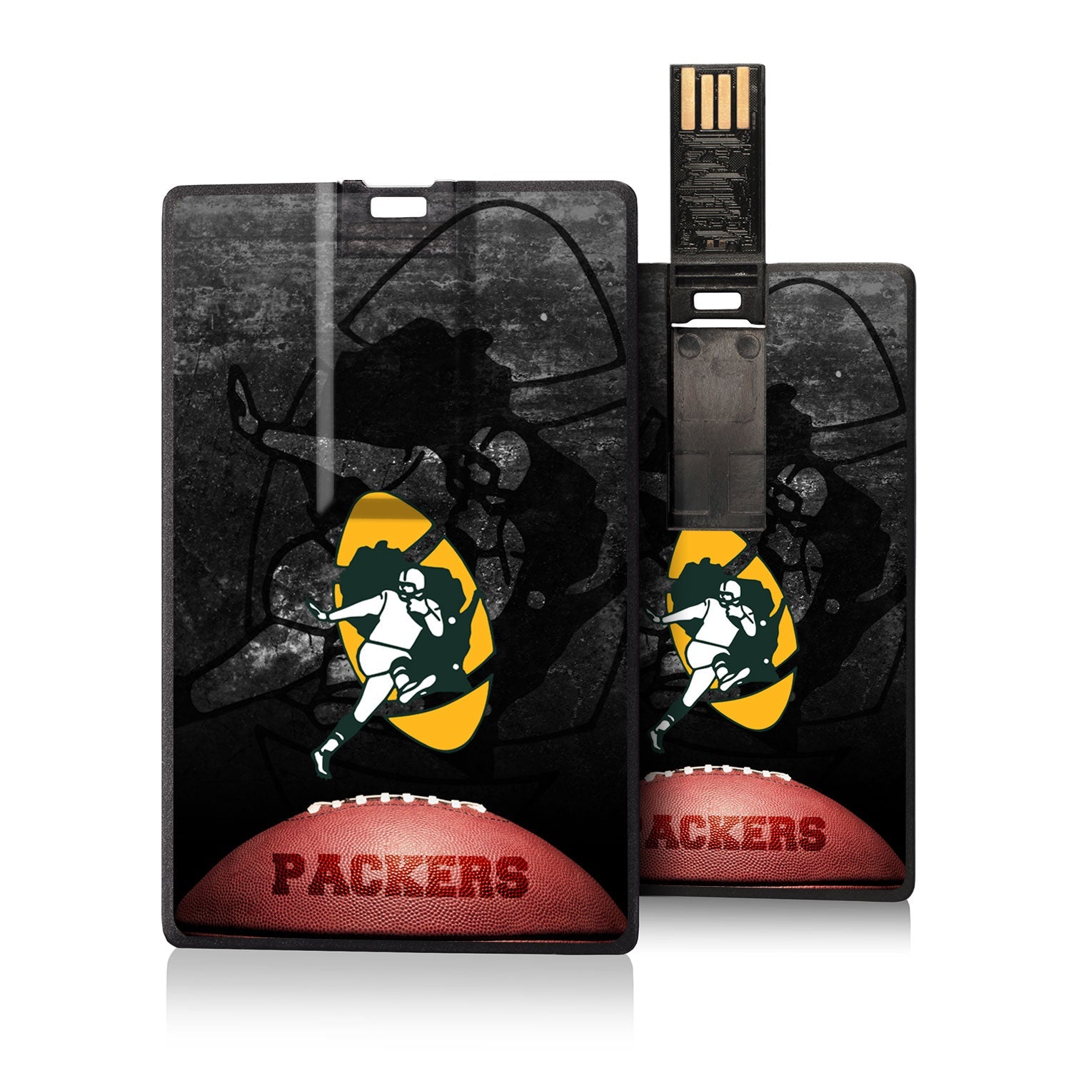 Green Bay Packers Historic Collection Legendary Credit Card USB Drive 32GB - Sports Gifts, Sports Memorabilia, Sports Collectibles, Fan Shop