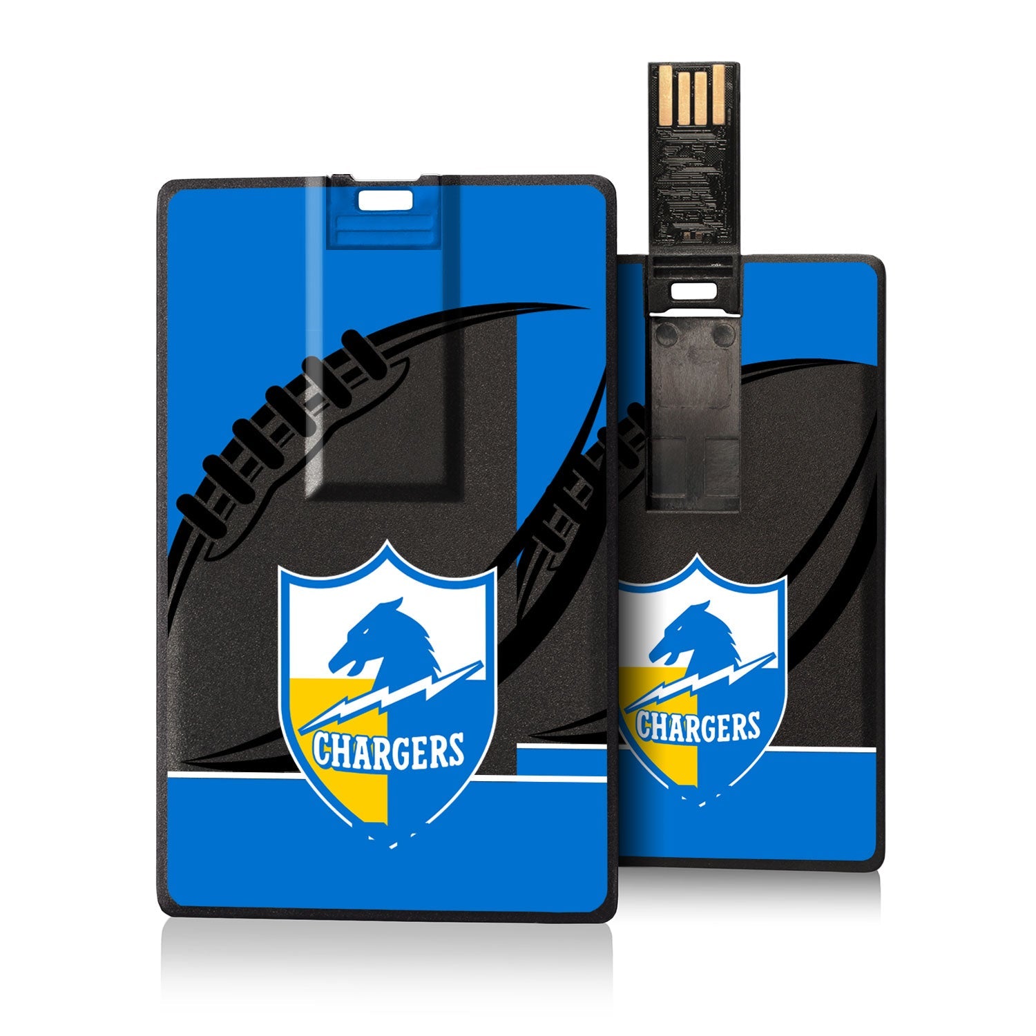 San Diego Chargers Passtime Credit Card USB Drive 32GB - Sports Gifts, Sports Memorabilia, Sports Collectibles, Fan Shop