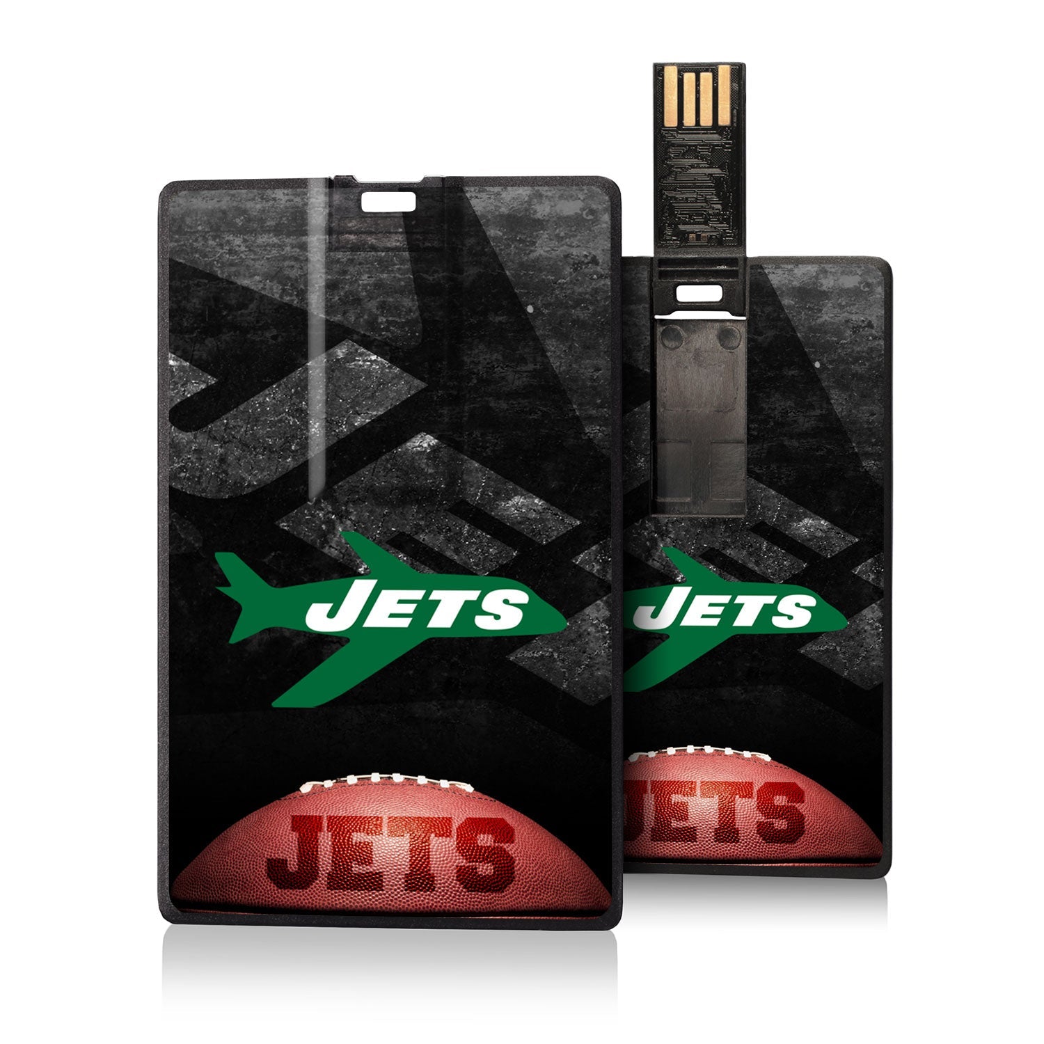 New York Jets 1963 Historic Collection Legendary Credit Card USB Drive 32GB - Sports Gifts, Sports Memorabilia, Sports Collectibles, Fan Shop