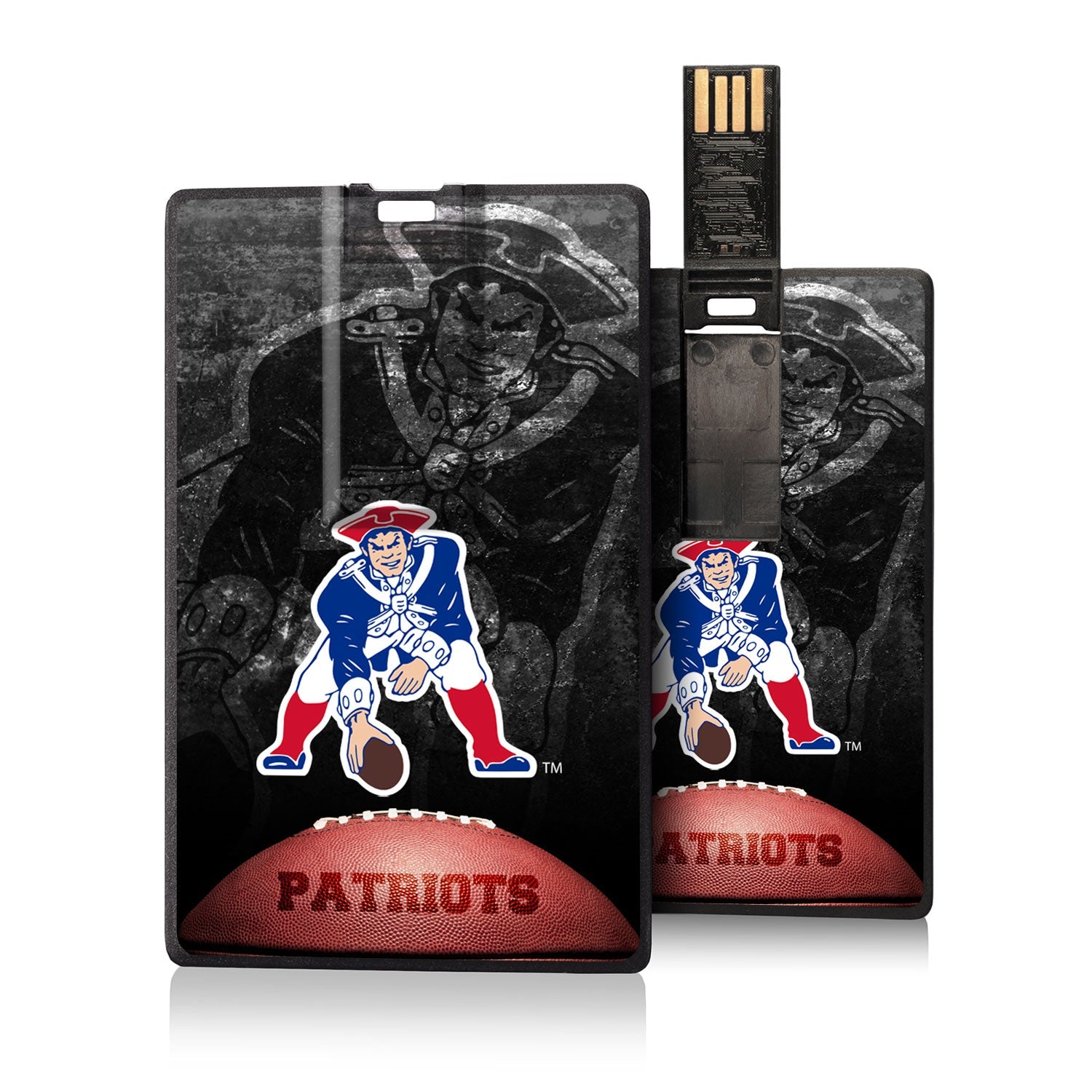 New England Patriots Legendary Credit Card USB Drive 32GB - Sports Gifts, Sports Memorabilia, Sports Collectibles, Fan Shop