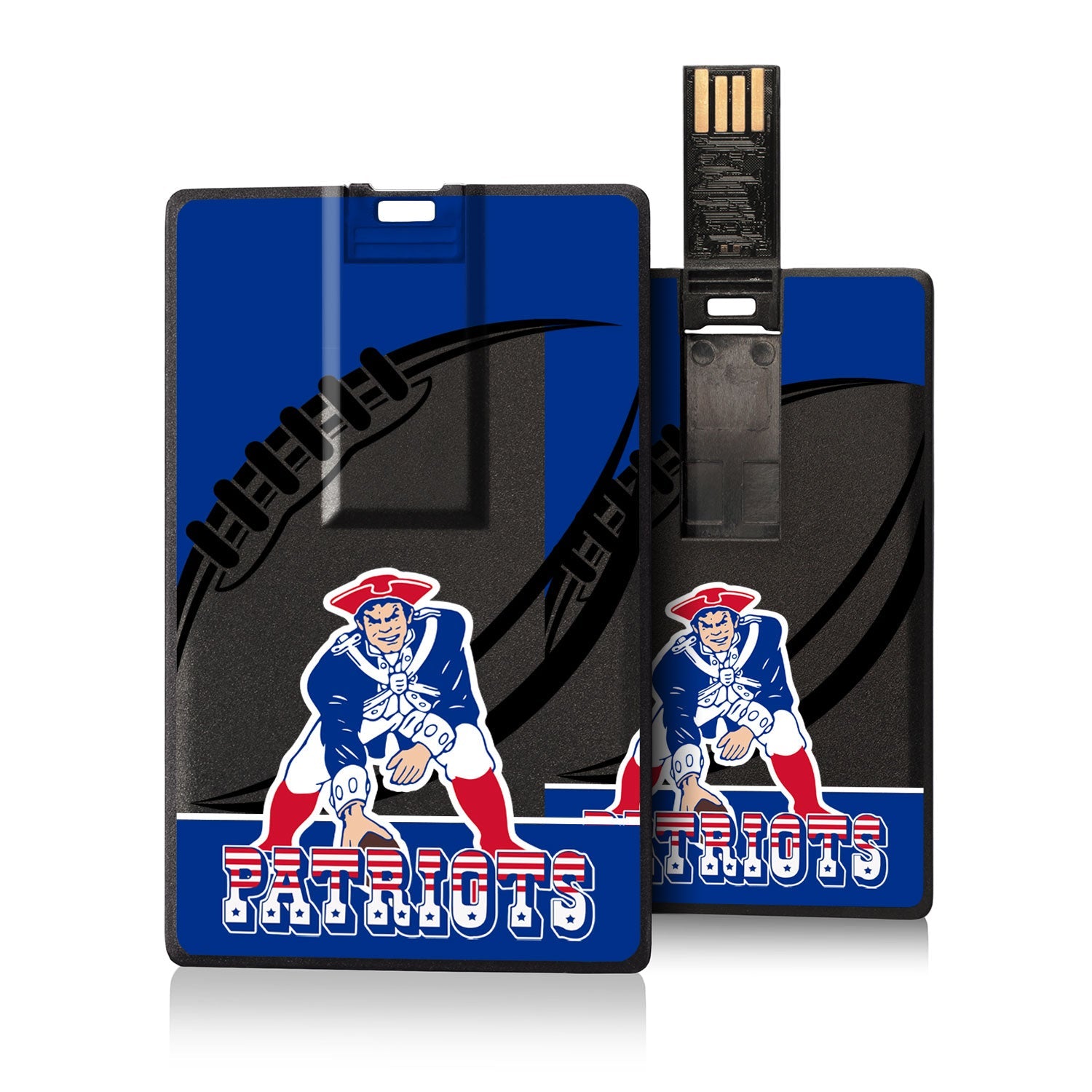 New England Patriots Passtime Credit Card USB Drive 32GB - Sports Gifts, Sports Memorabilia, Sports Collectibles, Fan Shop