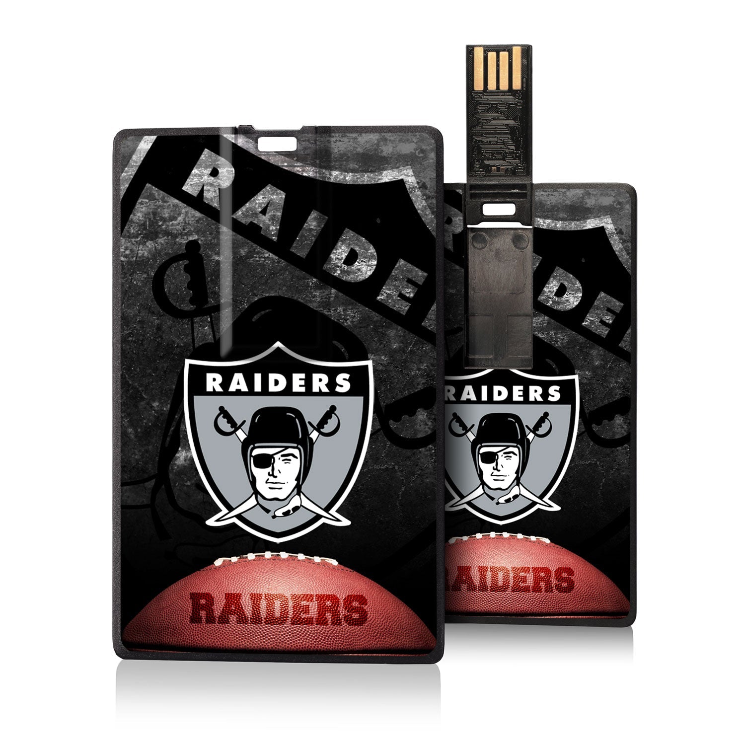 Oakland Raiders 1963 Historic Collection Legendary Credit Card USB Drive 32GB - Sports Gifts, Sports Memorabilia, Sports Collectibles, Fan Shop