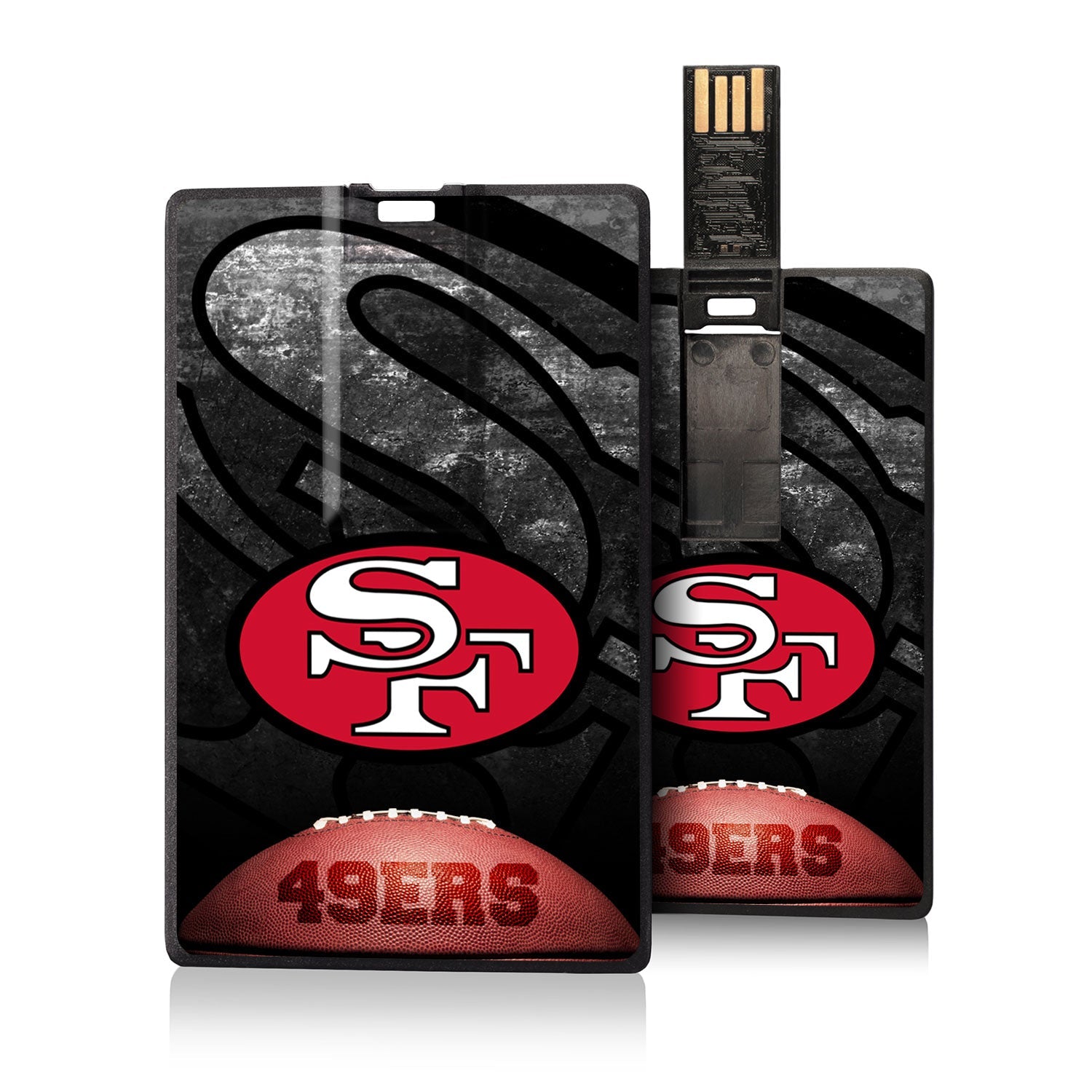 San Francisco 49ers Legendary Credit Card USB Drive 32GB - Sports Gifts, Sports Memorabilia, Sports Collectibles, Fan Shop