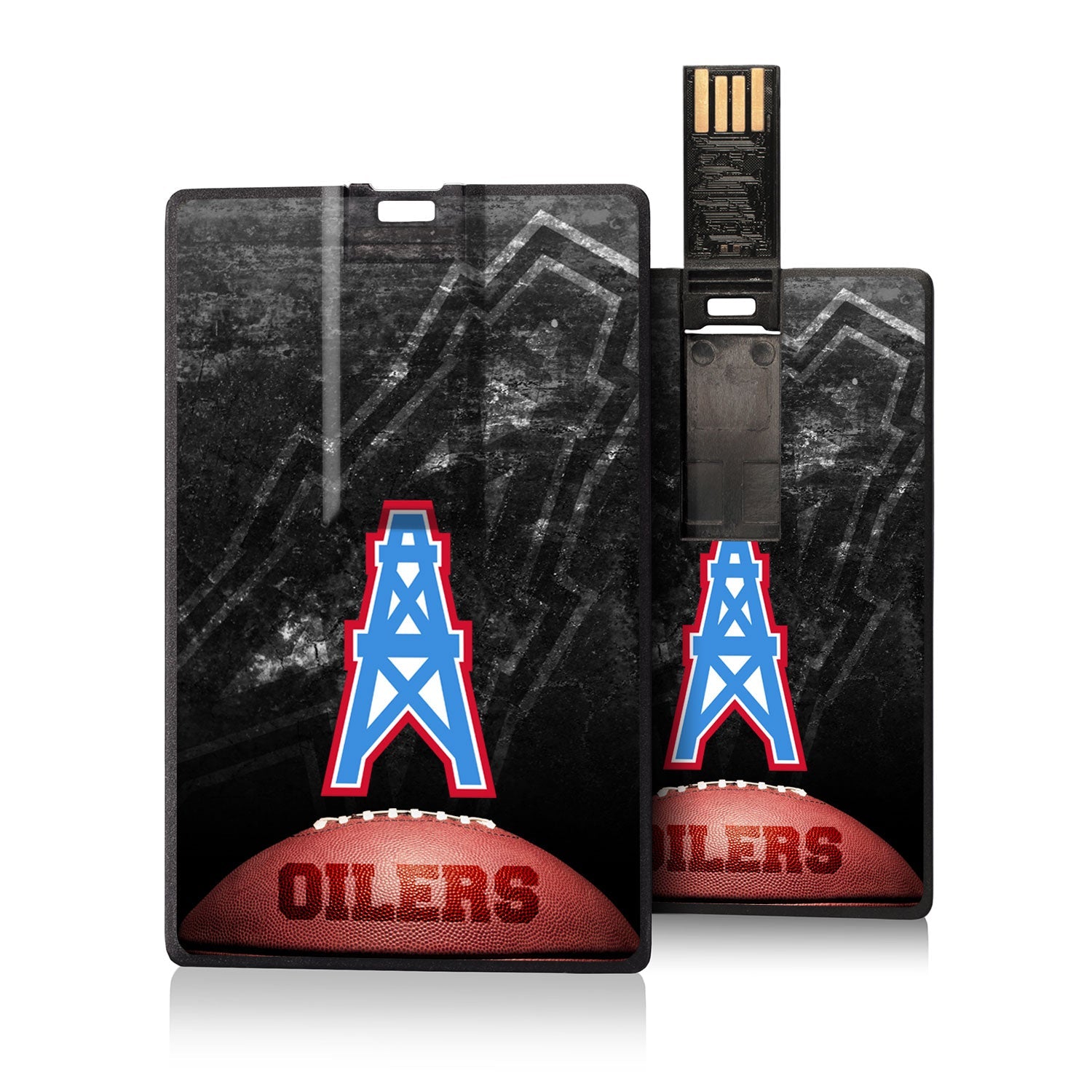 Houston Oilers Legendary Credit Card USB Drive 32GB - Sports Gifts, Sports Memorabilia, Sports Collectibles, Fan Shop