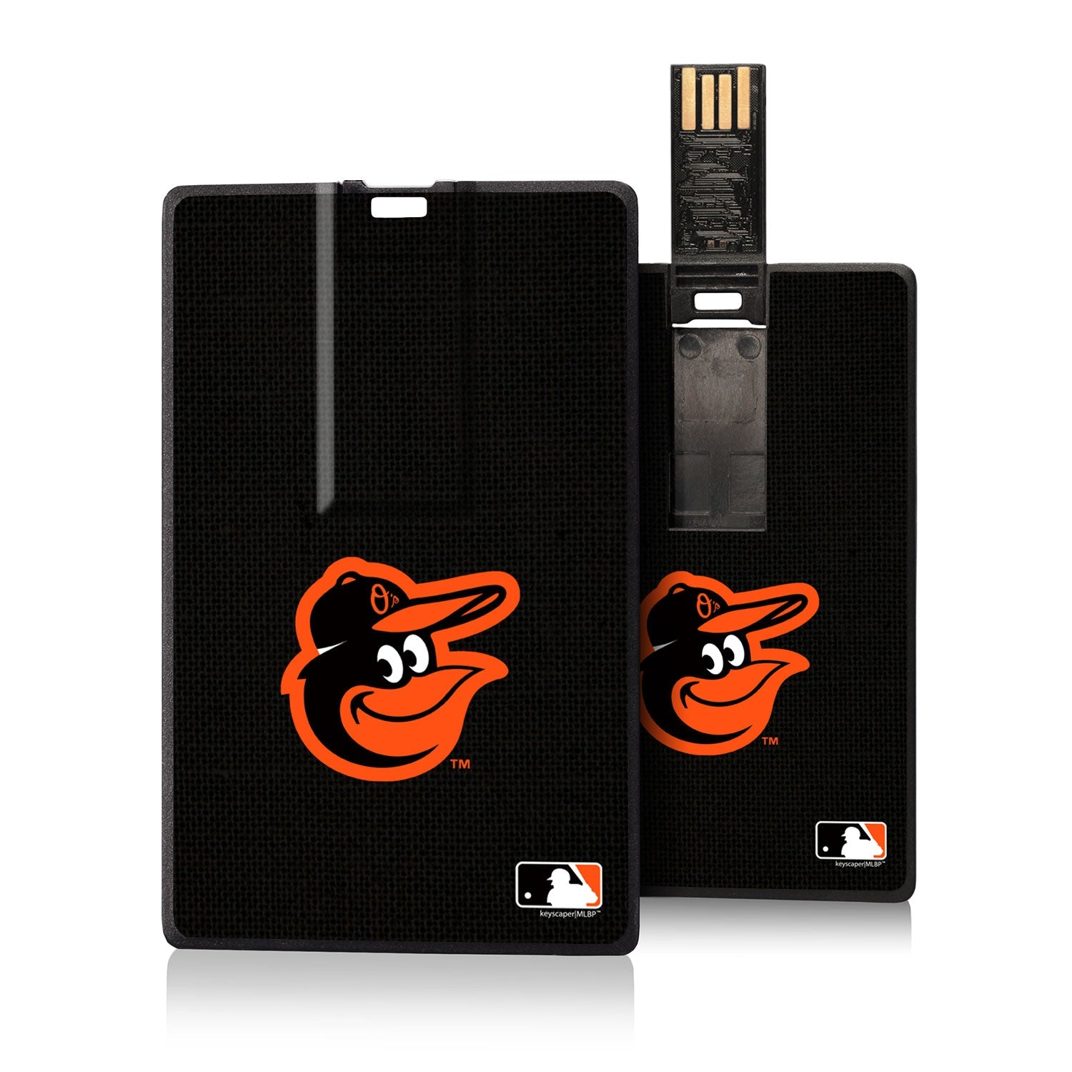 Baltimore Orioles Orioles Solid Credit Card USB Drive 16GB - Sports Gifts, Sports Memorabilia, Sports Collectibles, Fan Shop