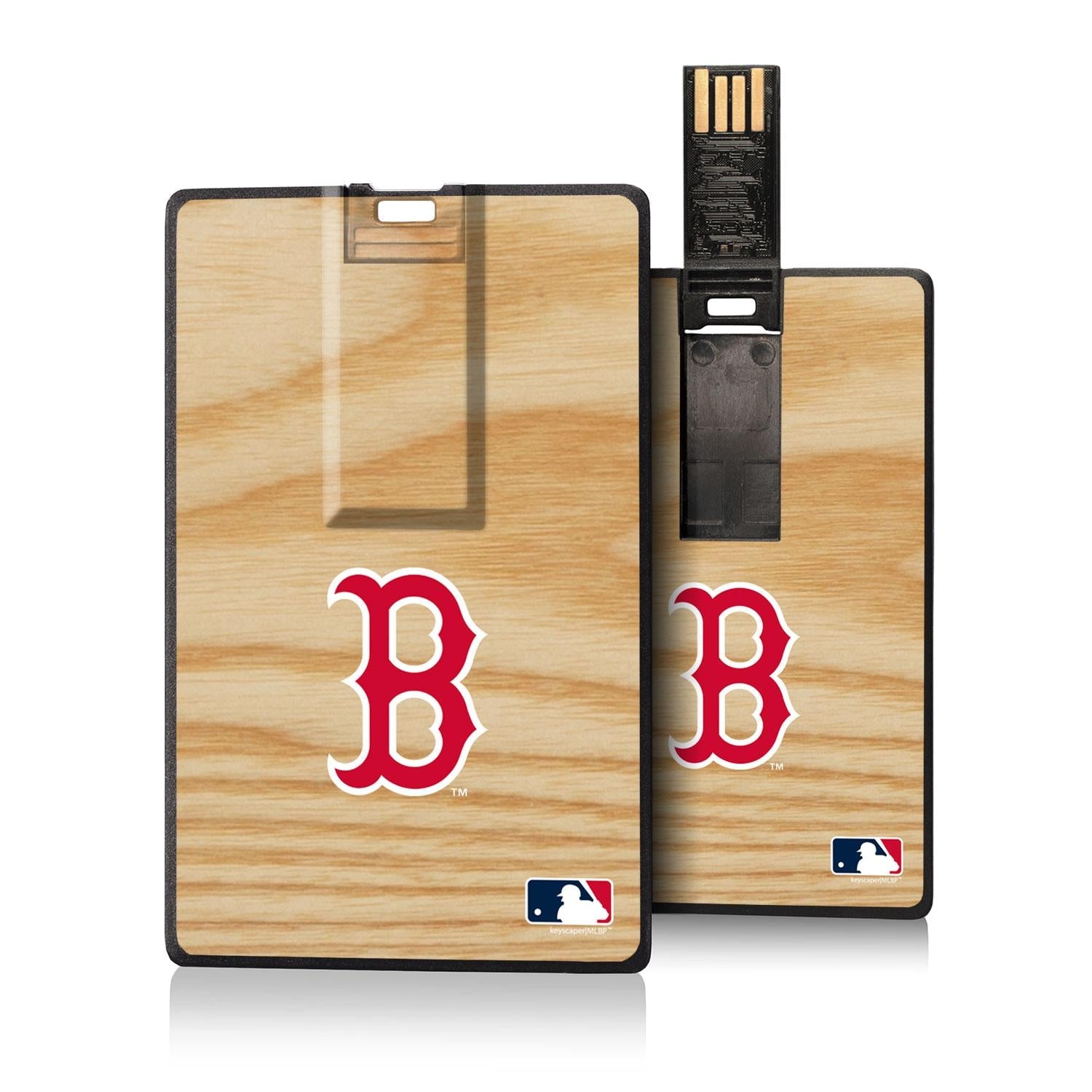 Boston Red Sox Wood Bat Credit Card USB Drive 32GB - Sports Gifts, Sports Memorabilia, Sports Collectibles, Fan Shop