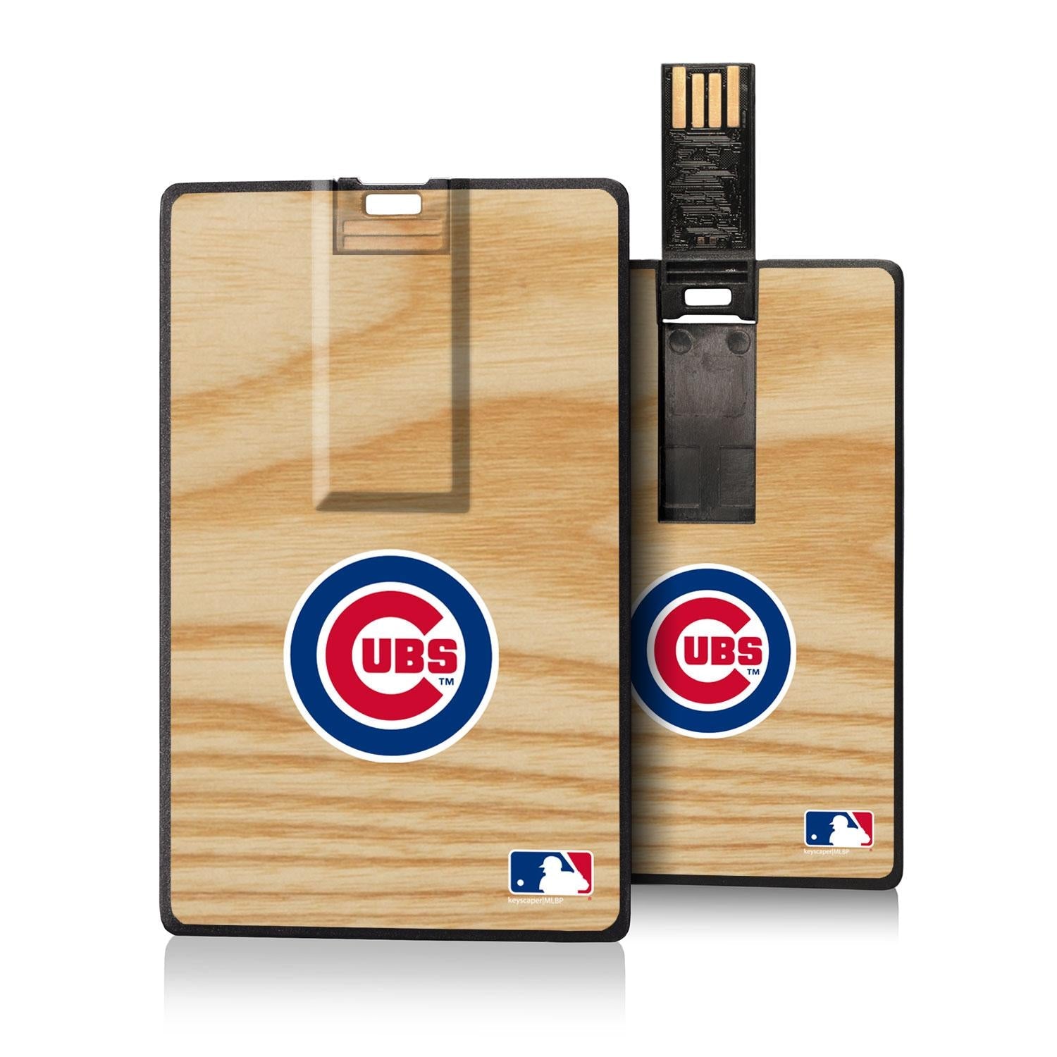 Chicago Cubs Wood Bat Credit Card USB Drive 32GB - Sports Gifts, Sports Memorabilia, Sports Collectibles, Fan Shop