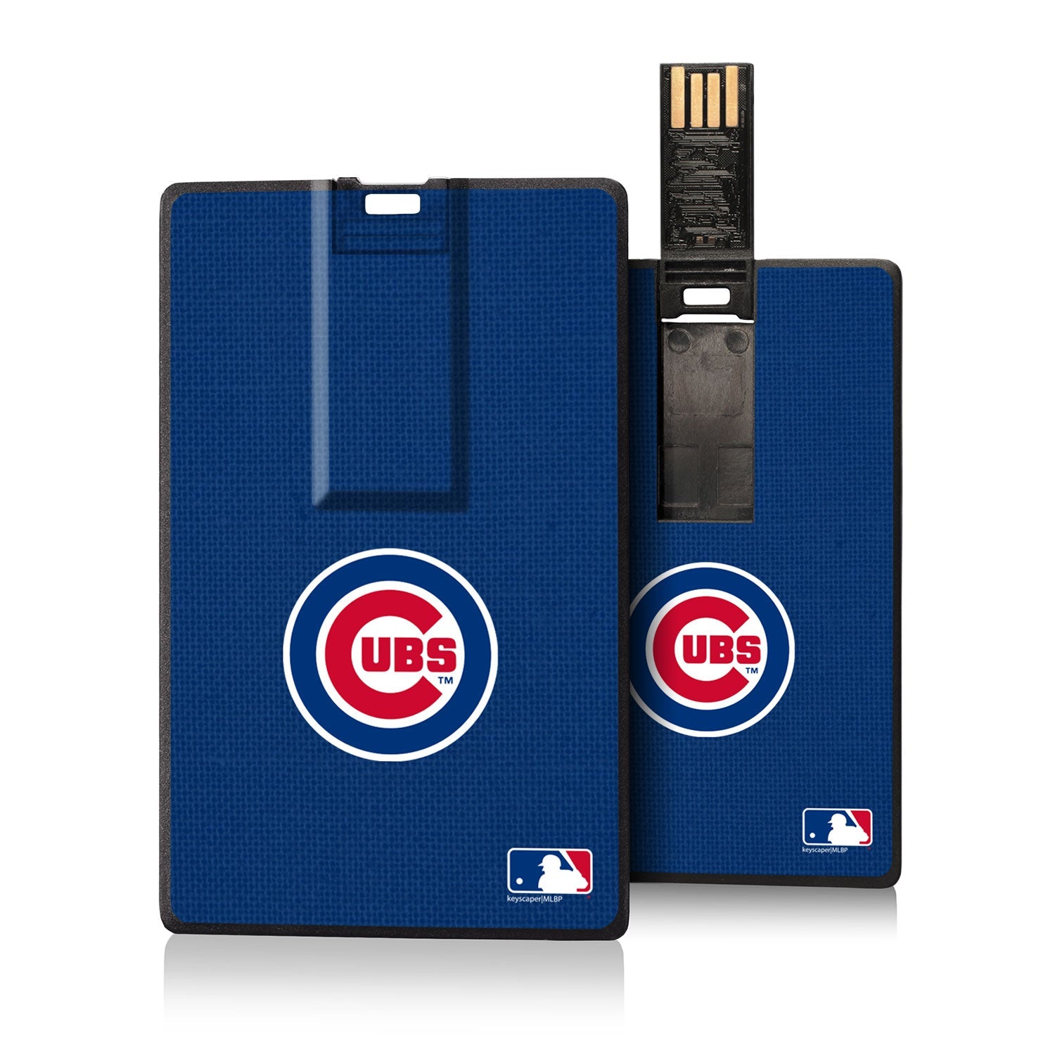 Chicago Cubs Cubs Solid Credit Card USB Drive 16GB - Sports Gifts, Sports Memorabilia, Sports Collectibles, Fan Shop